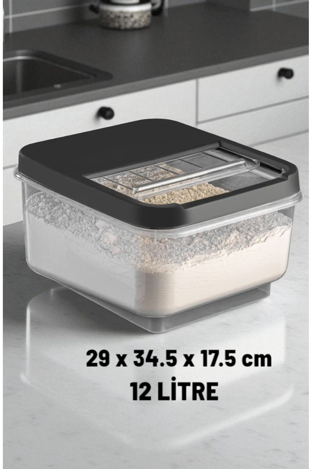 Jeina-Set of 3 Multi-Purpose 12 L Storage Container with Sliding Lid 1