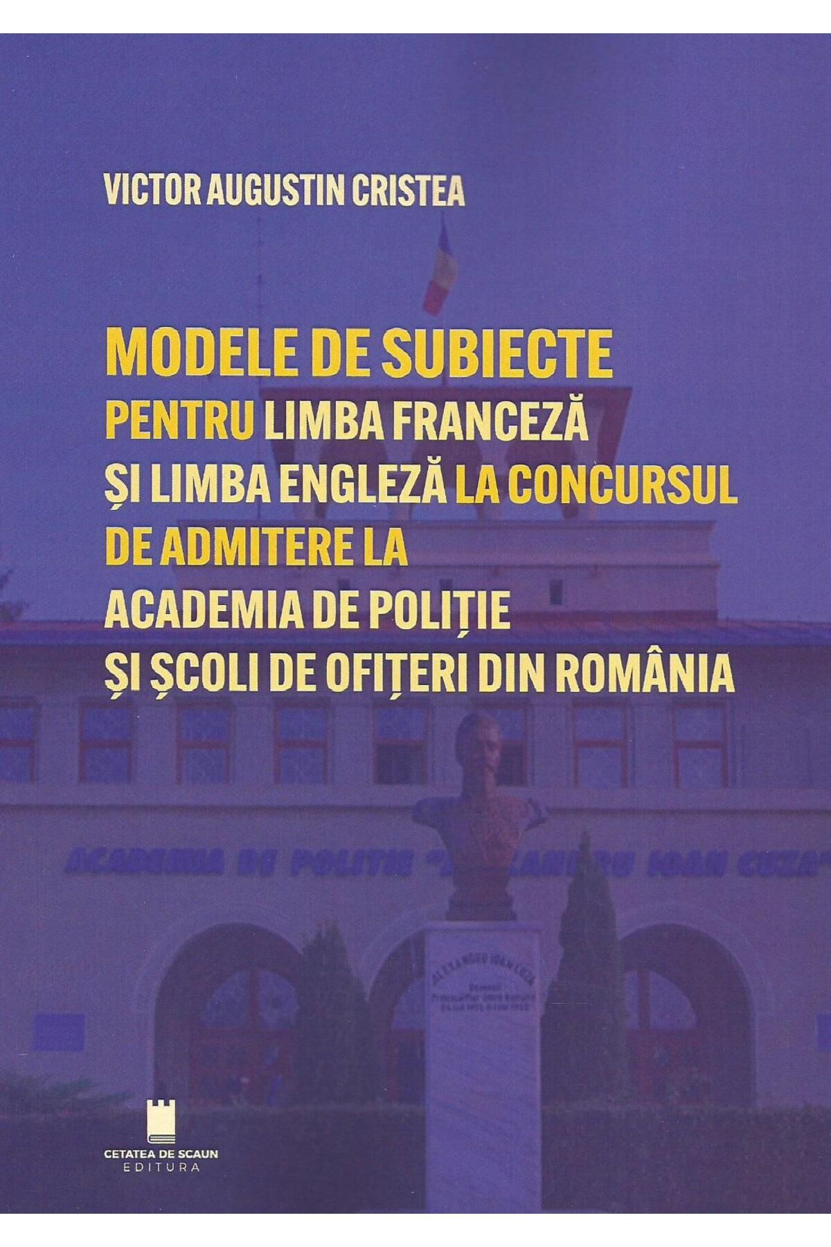 Editura Cetatea de Scaun Modele De Subiecte Pentru Limba Franceza Si Limba - One Size