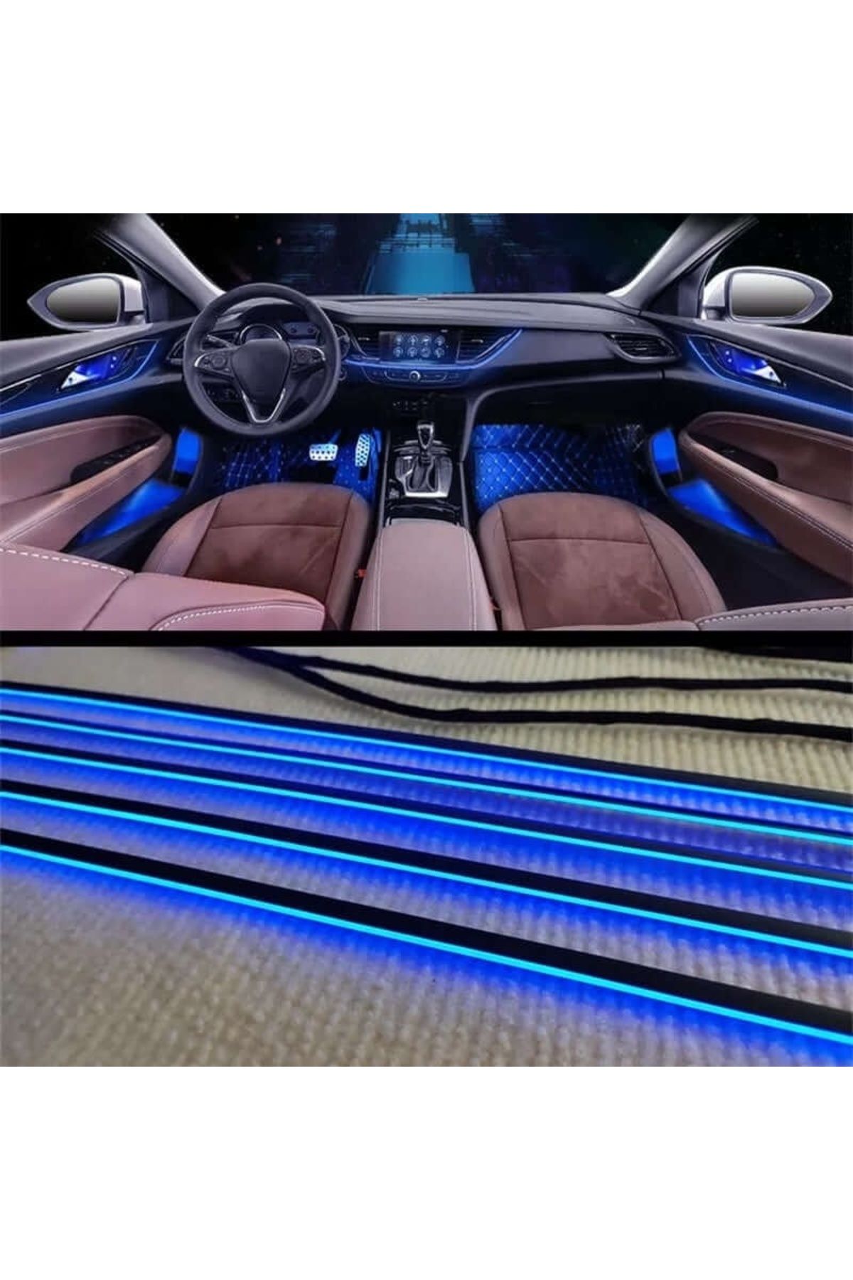 divendi-ro-Car ambient light kit, RGB, 18 in 1, flexible wire, app, bluetooth and remote control 3