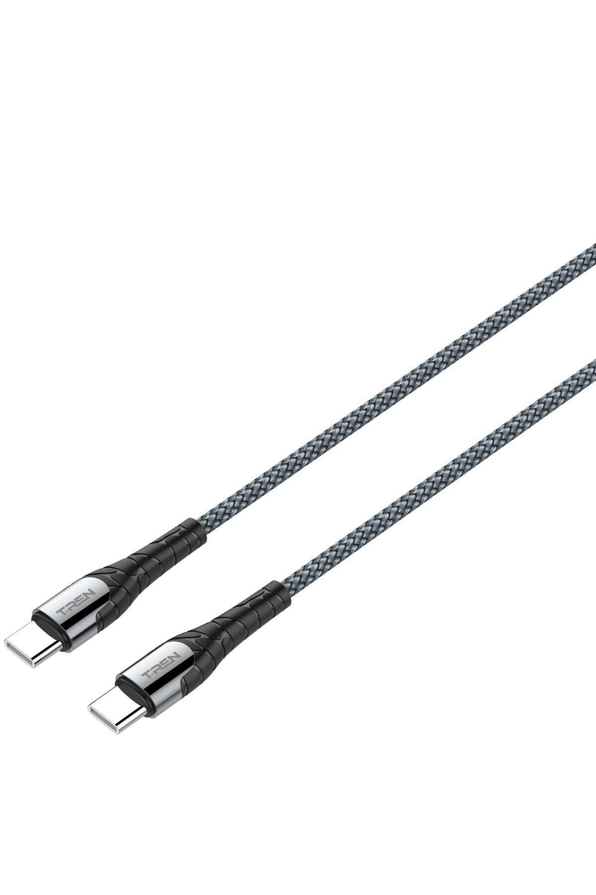 TREN-1m USB-C to USB-C 65W PD Fast Charging Cable Compatible with iPhone 15, MacBook, and Samsung 3