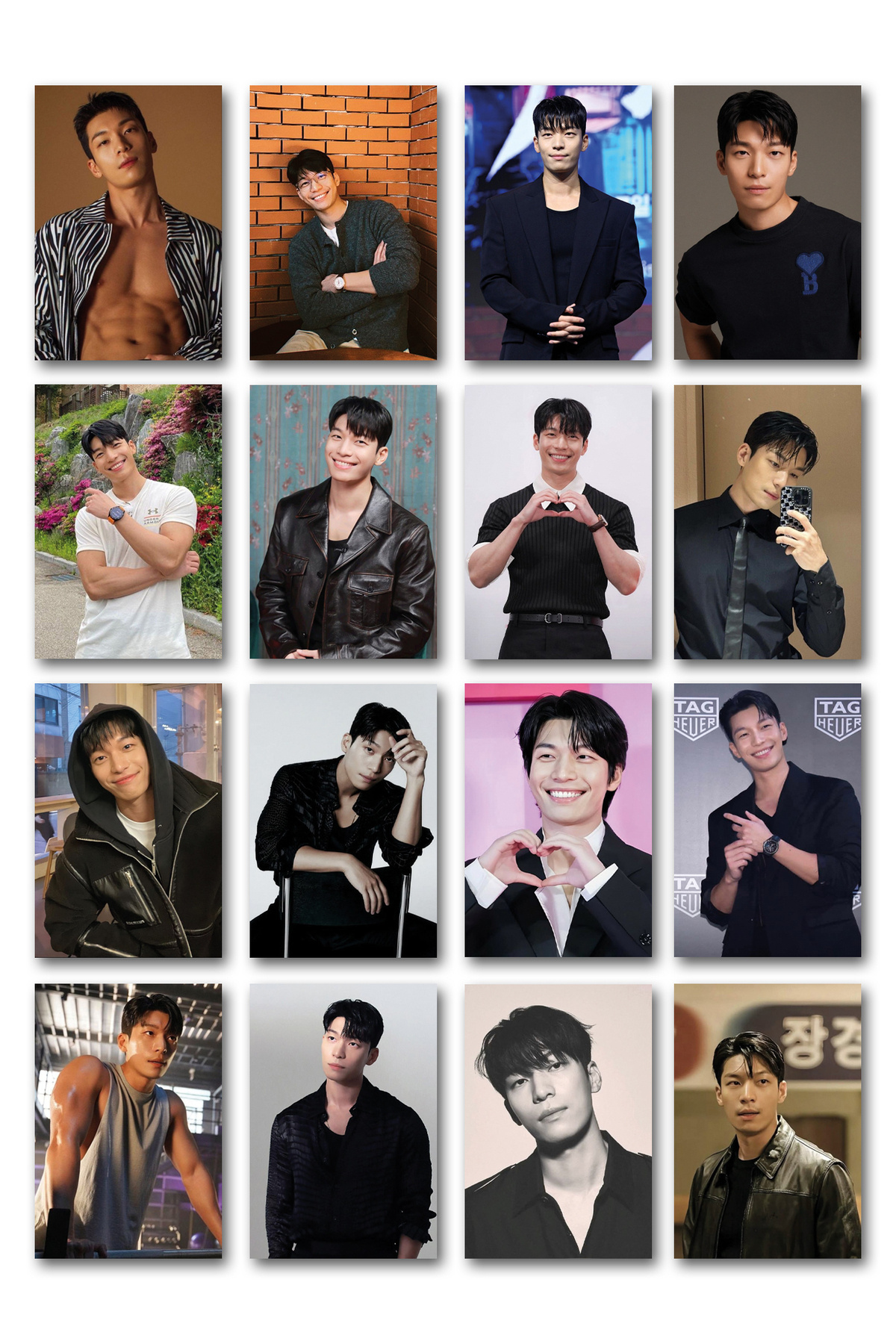 Pankart Evi Squid Game Dedektif 16 Adet Mini Wi Ha-joon Pano Foto Kart Seti