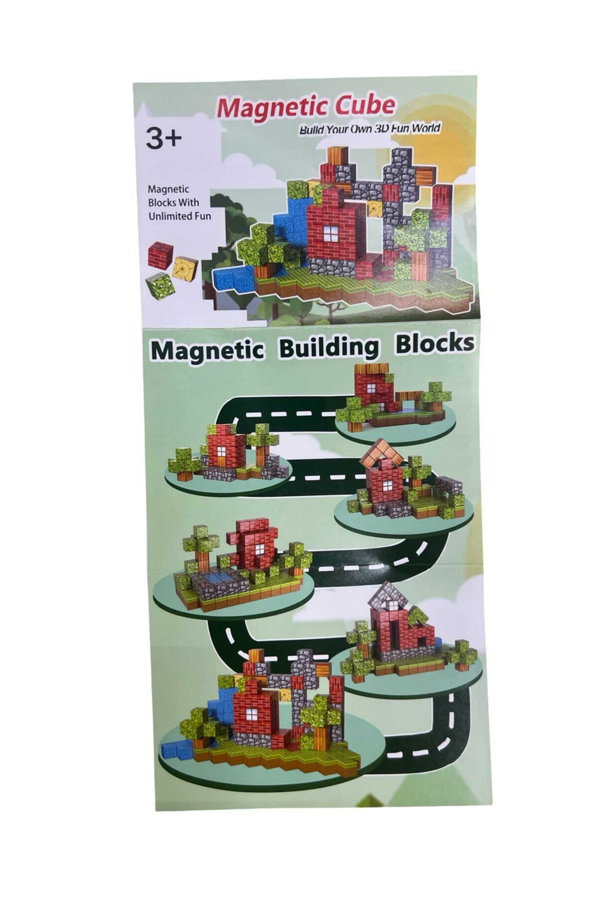 JPT-Blocks 660 Magnetic Cube Set - Minecraft inspired cubes Portal Fortress 4