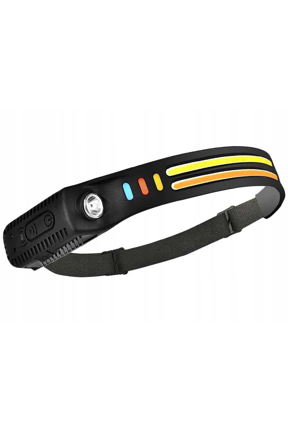 Welora-Head torch with motion sensor, 8 light modules - Black 1