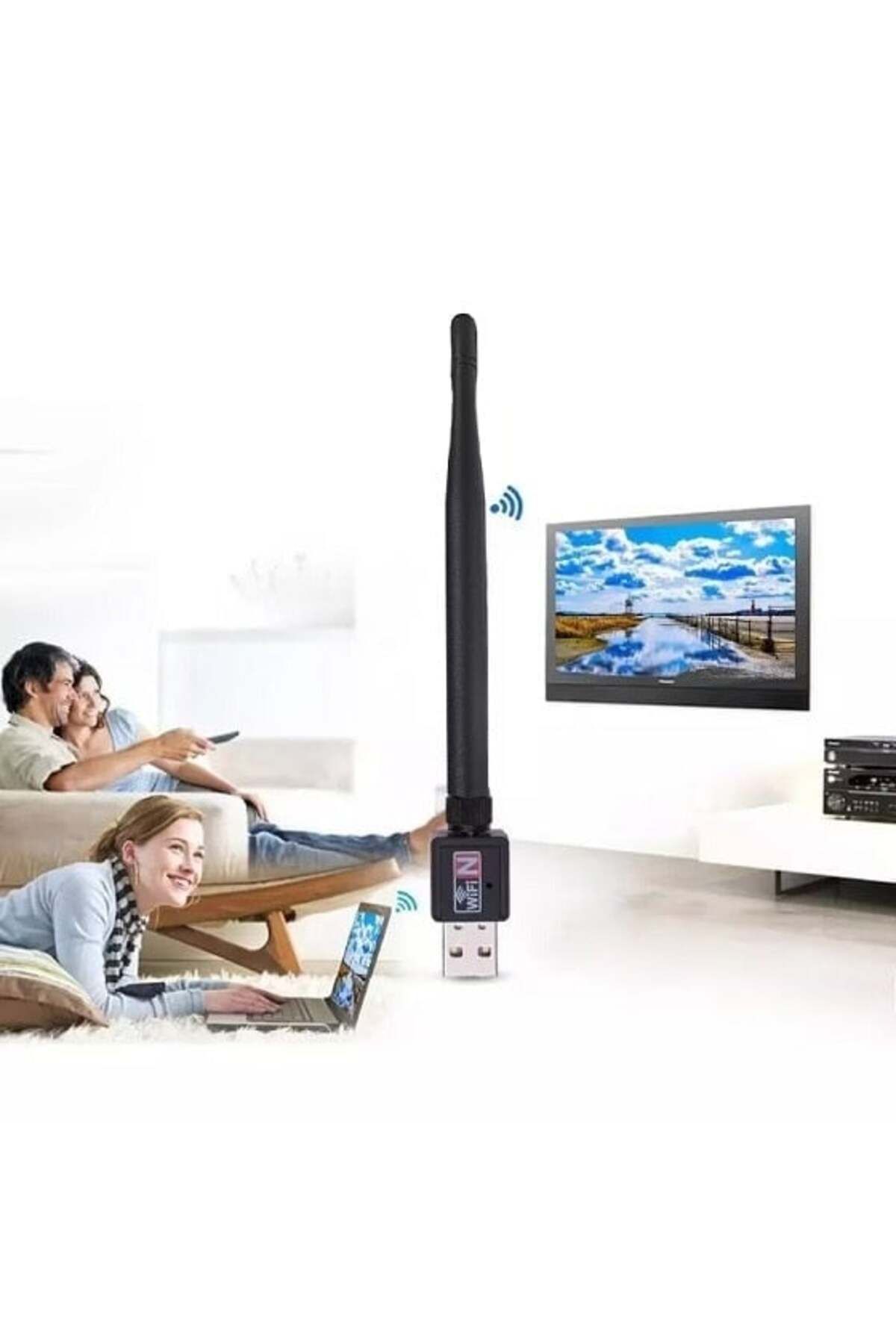 Welora-WiFi N Antenna - WiFi wireless network adapter, USB 2.0, 2.4 GHz, up to 600Mbps - Black 8
