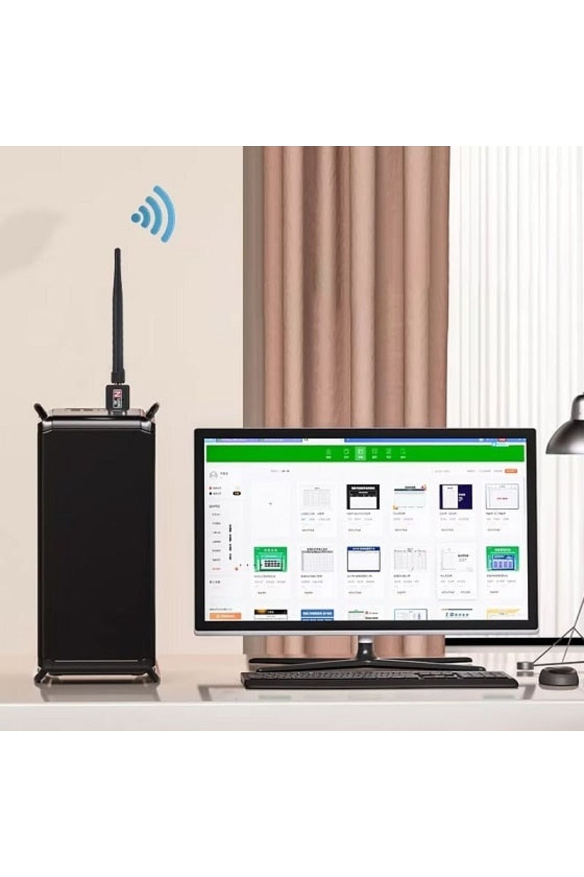 Welora-WiFi N Antenna - WiFi wireless network adapter, USB 2.0, 2.4 GHz, up to 600Mbps - Black 7