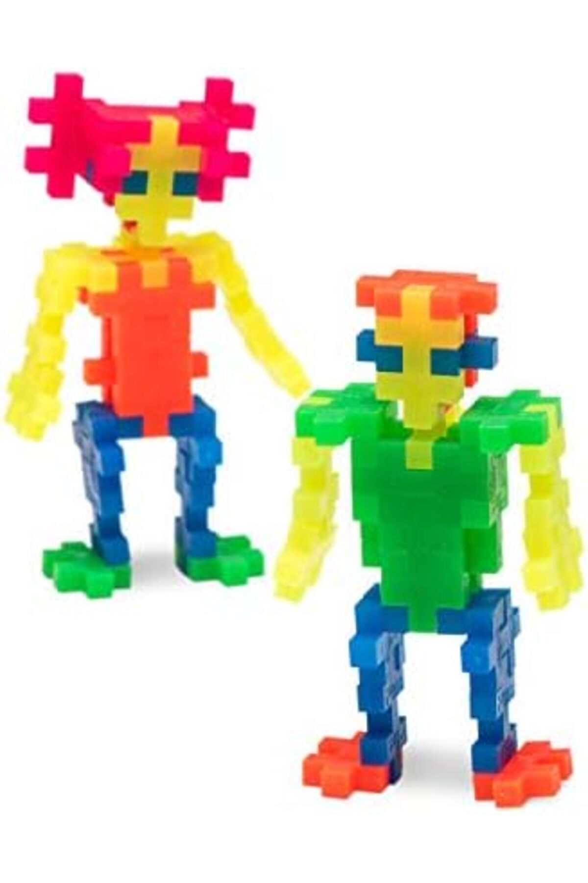 اسباب‌بازی ساختمانی، مجموعه بازی آزاد – ۱۰۰ تکه – ترکیب رنگ‌های نئون