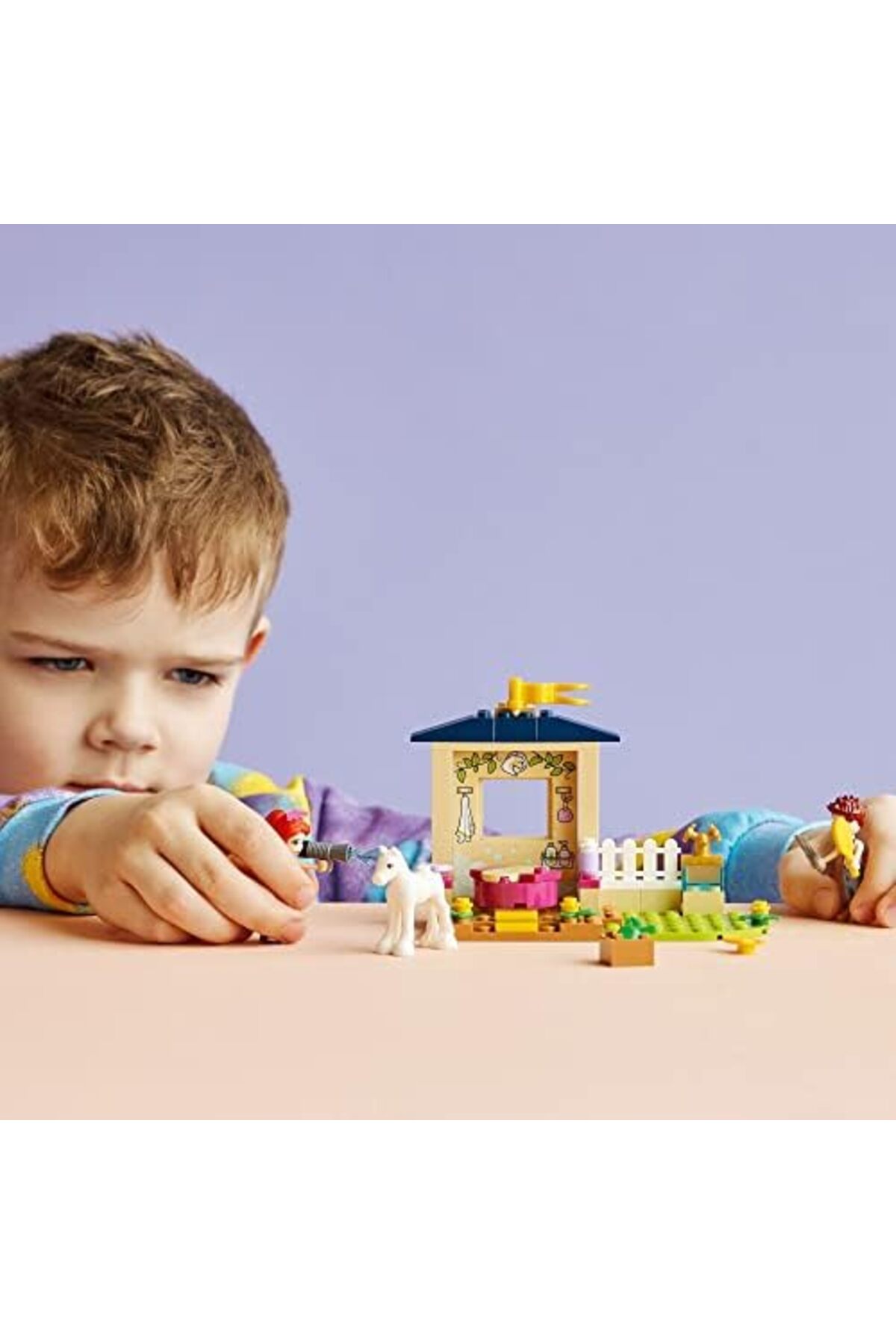 ست اسباب‌بازی ساختمان اصطبل شستشوی پونی Friends، ۴۱۶۹۶، برای دختران، پسران و کودکان بالای ۴ سال (۶۰ قطعه)