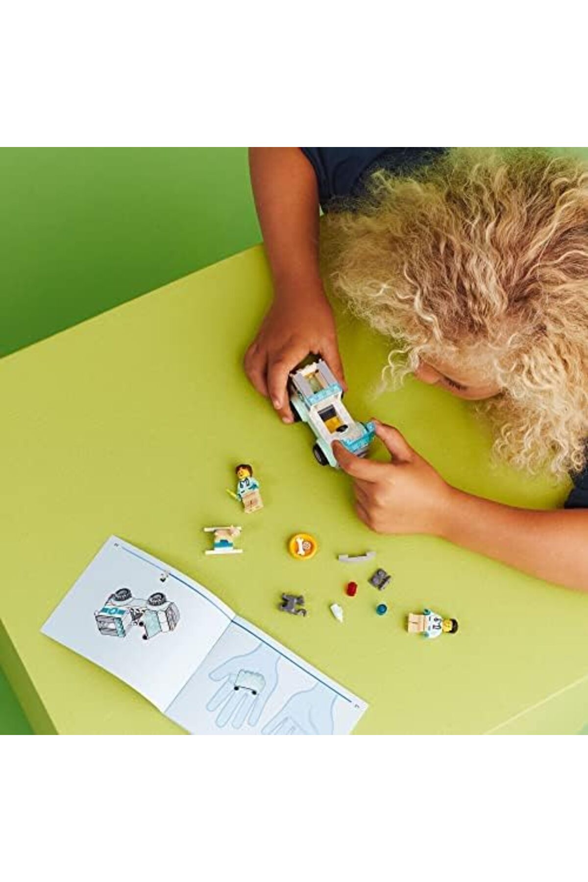 ون نجات City Vet 60382، آمبولانس اسباببازی حیوانات، مجموعه اسباببازی آموزشی برای کودکان بالای ۴ سال