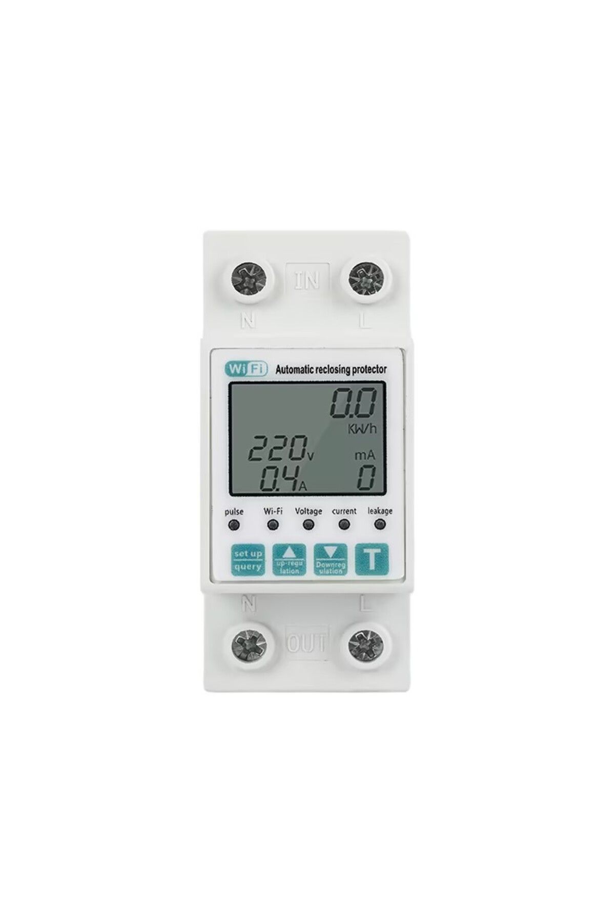 Choice-1-63A Reclosable smartlife TUYA WIFI Circuit breaker 63A 110V 220V Energy Meter Metering Timer with 7