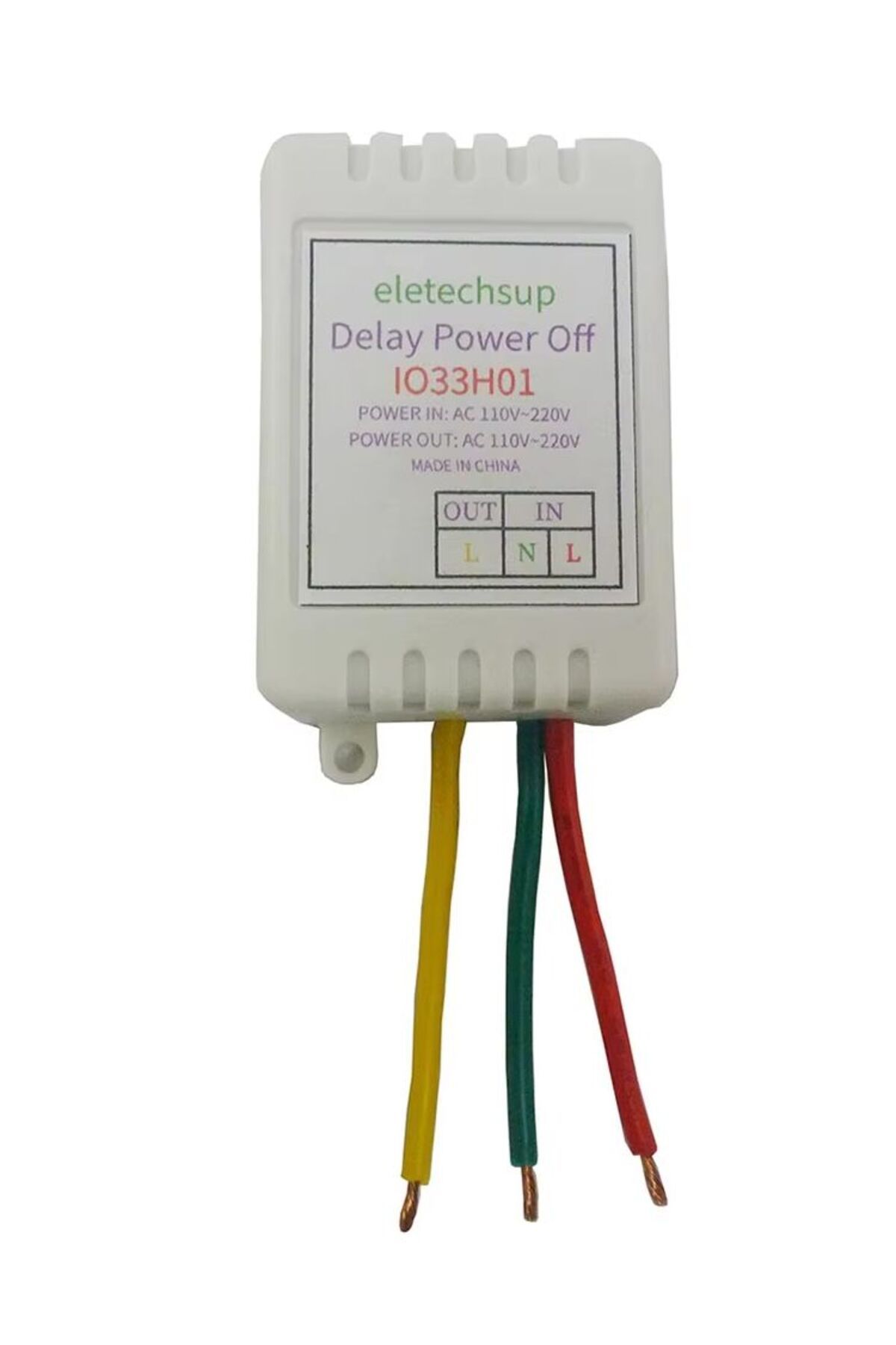 Choice-Without shell AC 110V 220V Timer Adjustable Disconnect Delay Controller 1-480Min Timer Power-ON Dela 7