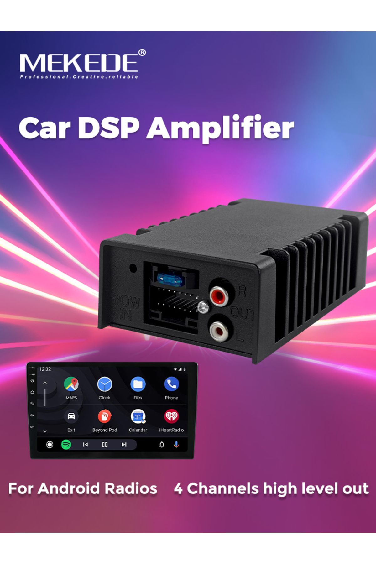 Choice-MEKEDE Newest Car DSP Amplifier Improve Sound Quality Audio Processor For Android Car Radio Audio... 7