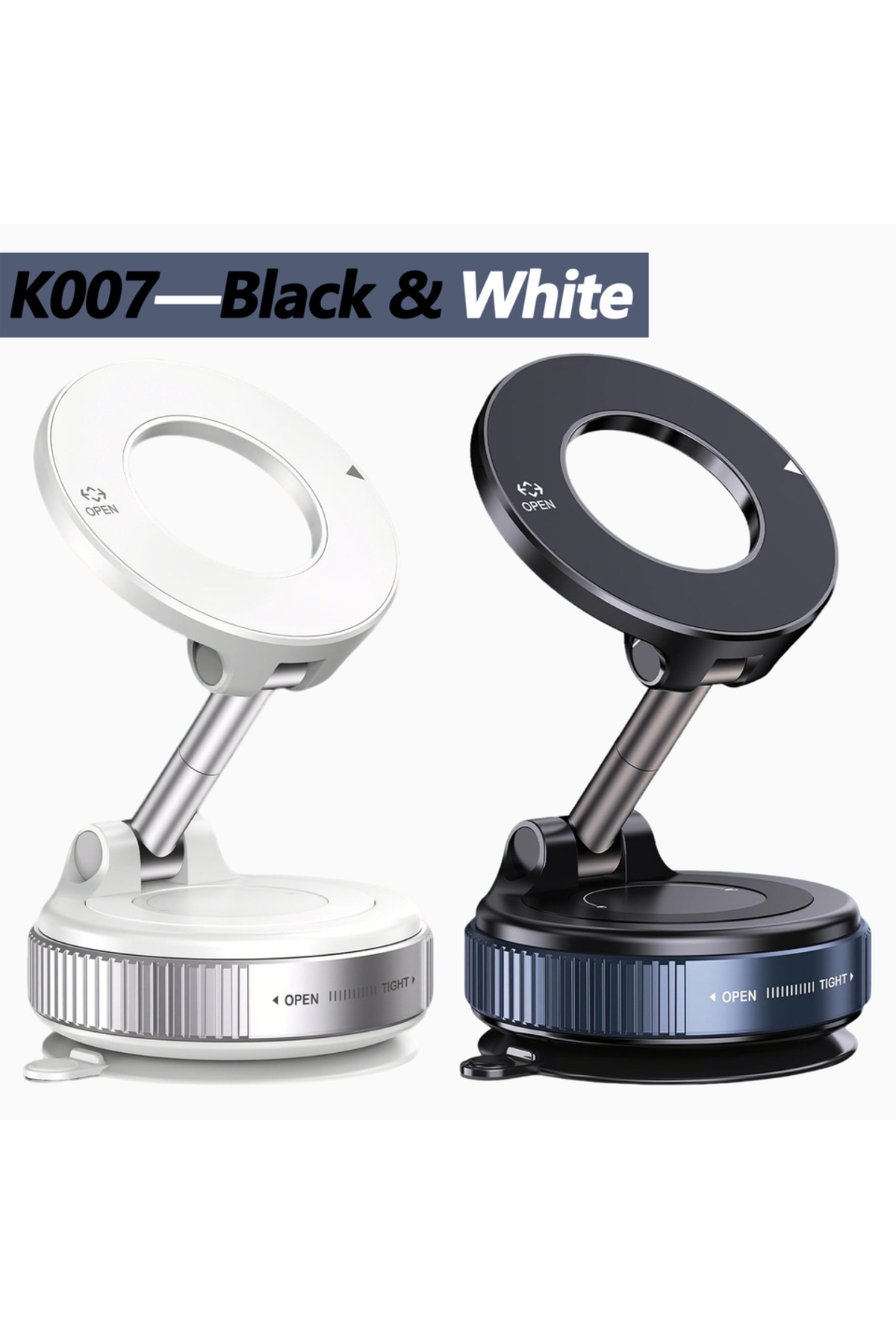 Choice K007 Black and White K007/K009 Strong Magnetic Car Phone Holder ...