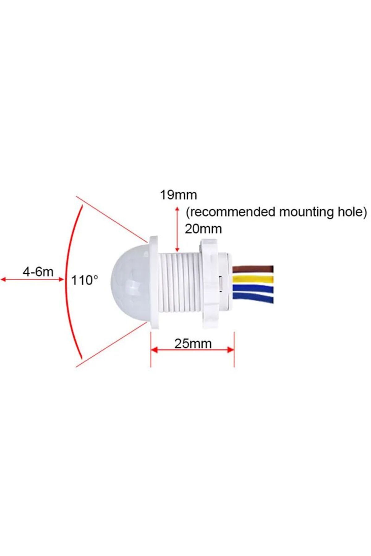 Choice-Time Delay Motion Sensor Switch for Led Light Bulb Downlight Fan Lamp AC 85-265V PIR Infrared Mov... 6
