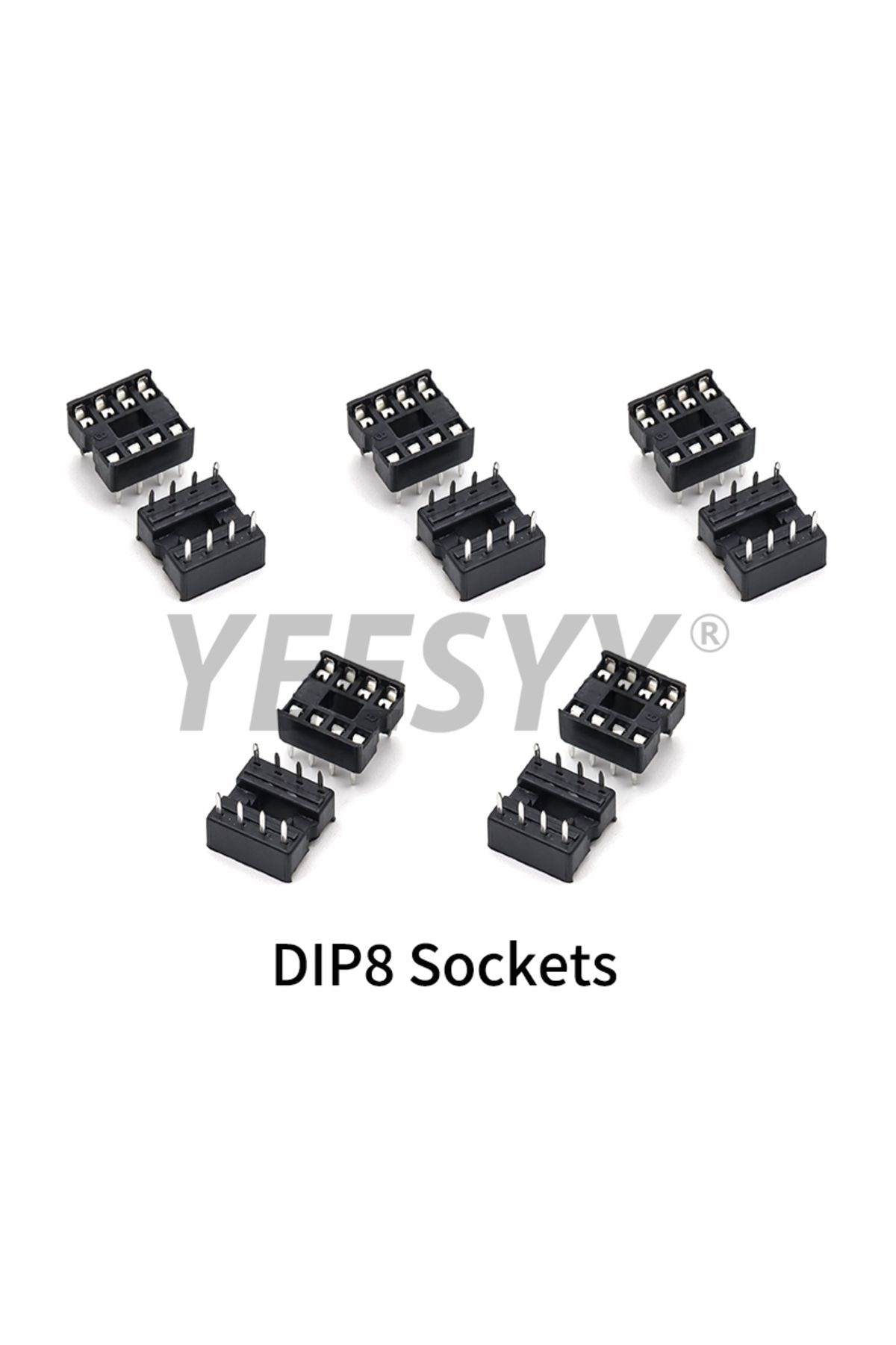 Choice-20Pcs (10 Each) NE555 IC 555 NE555P Timer Programming Oscillator Chip & 8 Pin DIP Sockets 3