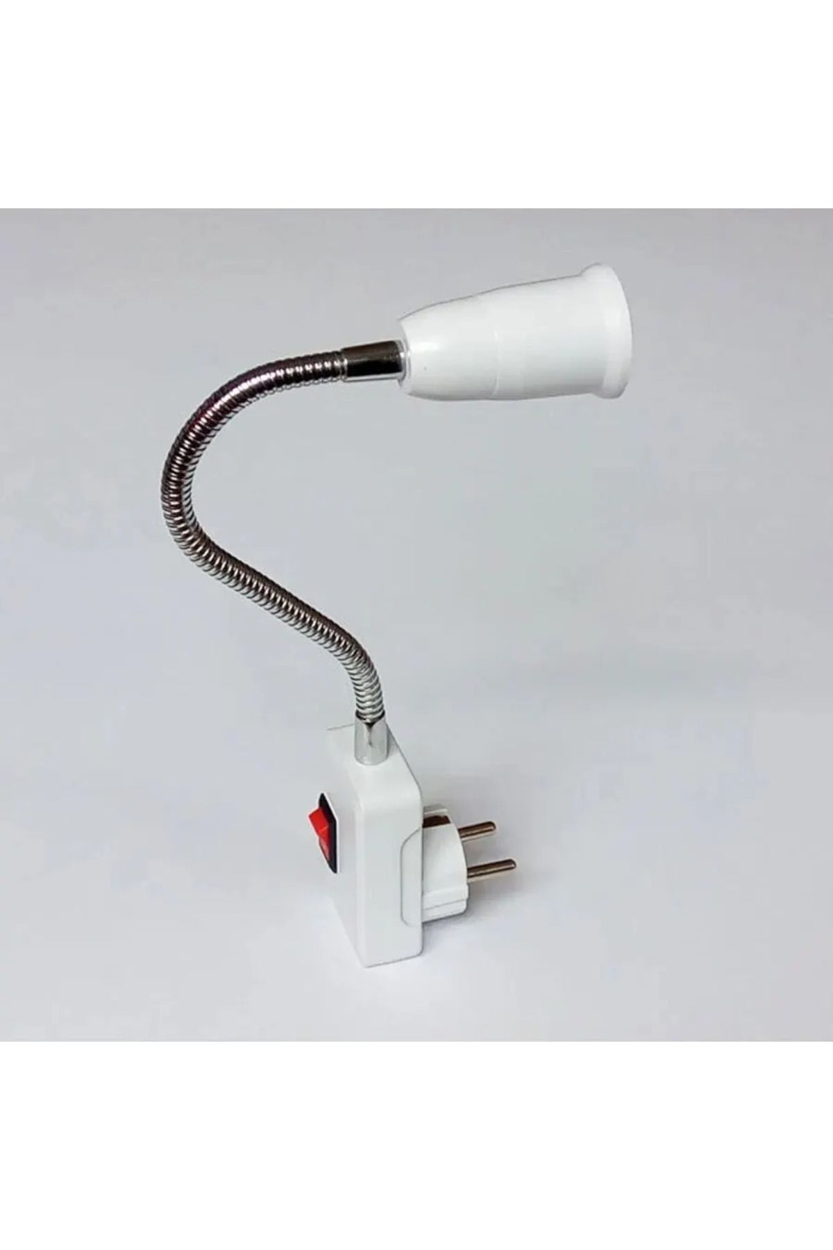 Choice-EU Plug 30cm EU Plug to E27 Lamp Holder Light Bulb Socket With Switch Flexible Lamp Base Conversion 6
