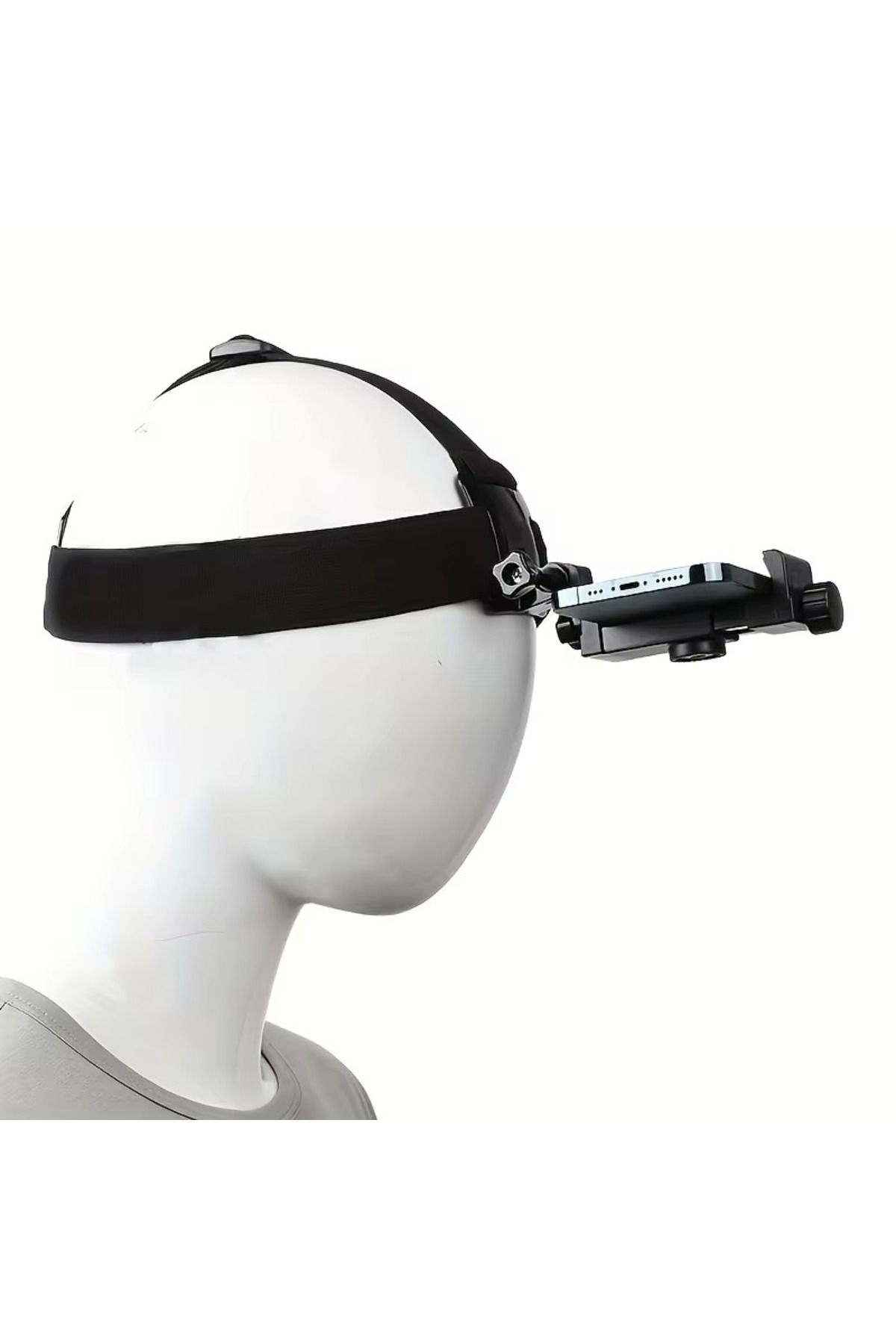 Choice-black color Easily Adjustable head-mounted mobile phone camera fixed bracket,first-person perspectiv 1
