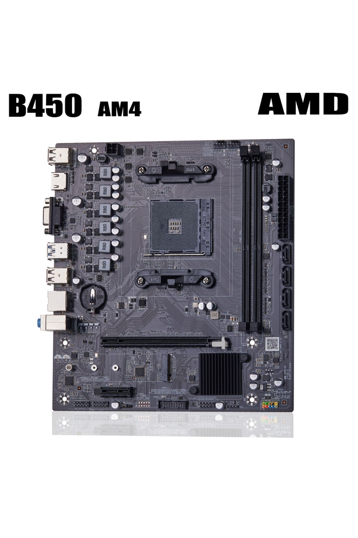 Choice-Motherboards QIYIDA B450 Motherboard support DDR4 desktop RAM AM4 CPU slot NVME NGFF M.2 USB 3.0 VGA 1