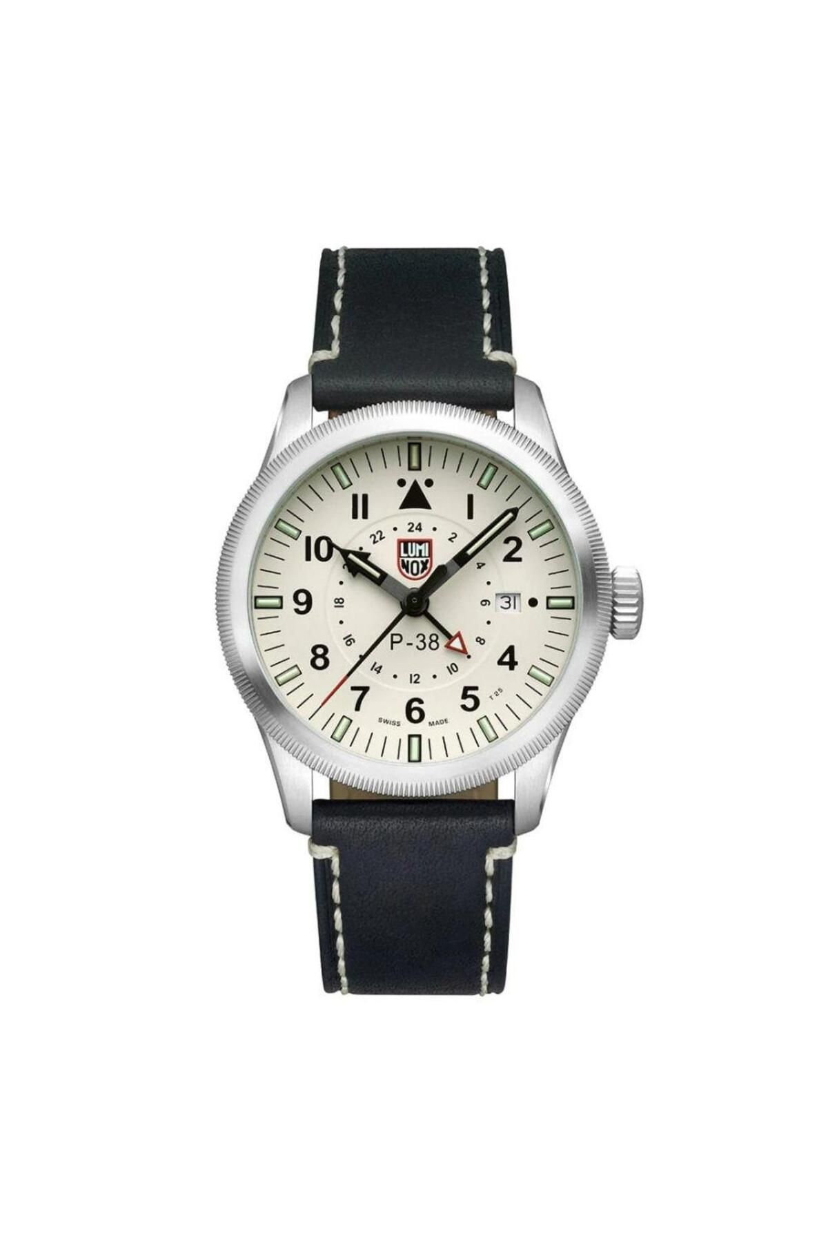 Luminox-Xa.9527 P-38 Lightninging ™   Gmt 9520 (Swiss Made Ronda 515.24H Movement) Men Wristwatch 1