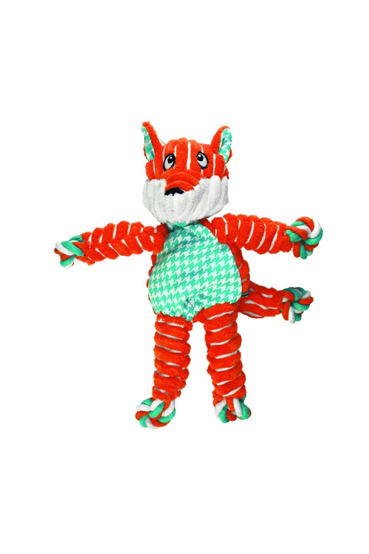 Choice-Medium-Large fox KONG - Floppy Knots Fox - Internal Knotted Ropes and Minimal Stuffing for Less Mess 1