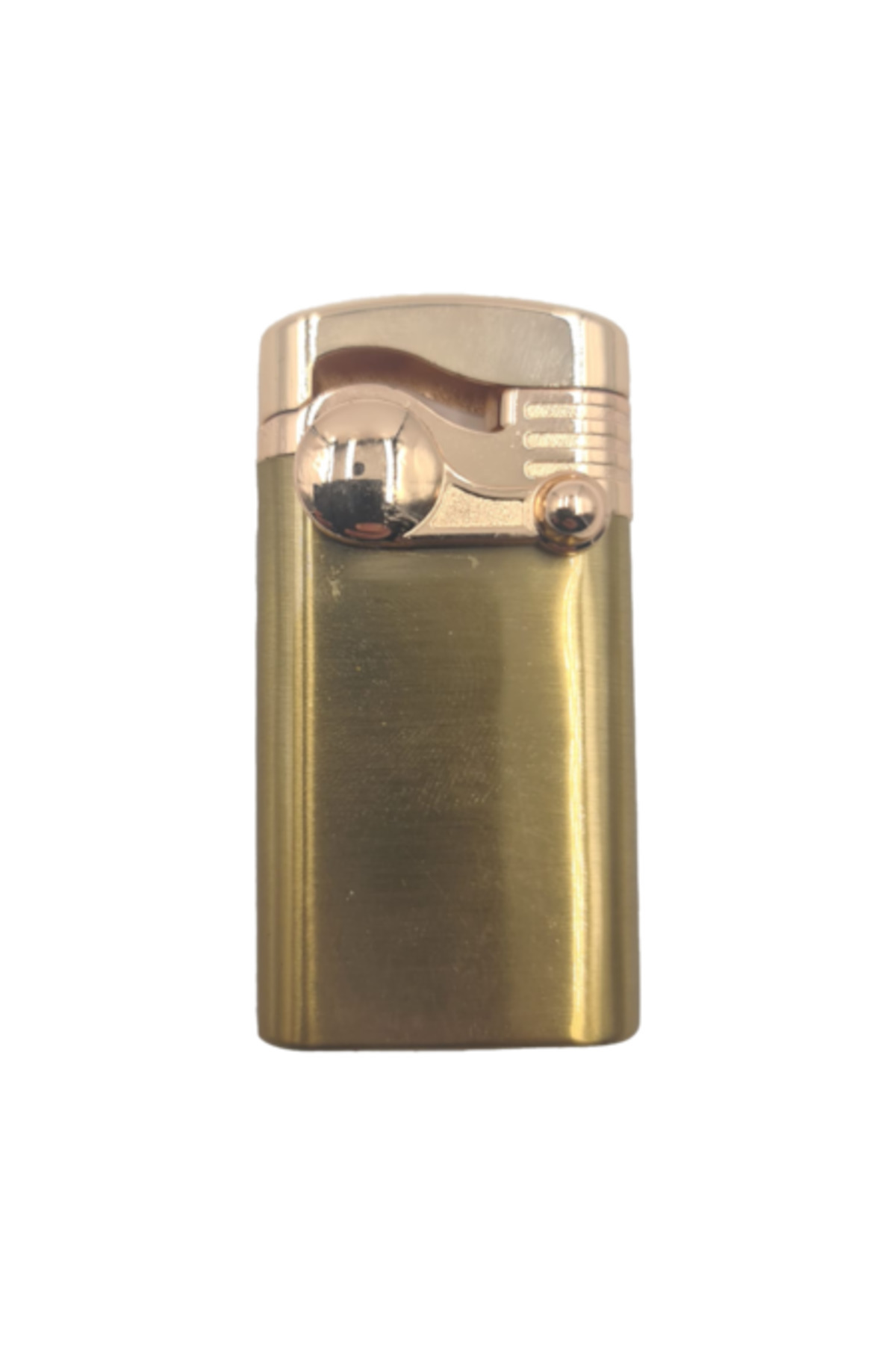 dalimag-Gas Lighter, Windproof, Refillable, Adjustable Flame, Trigger Open, Robotic Model, Gold, 1