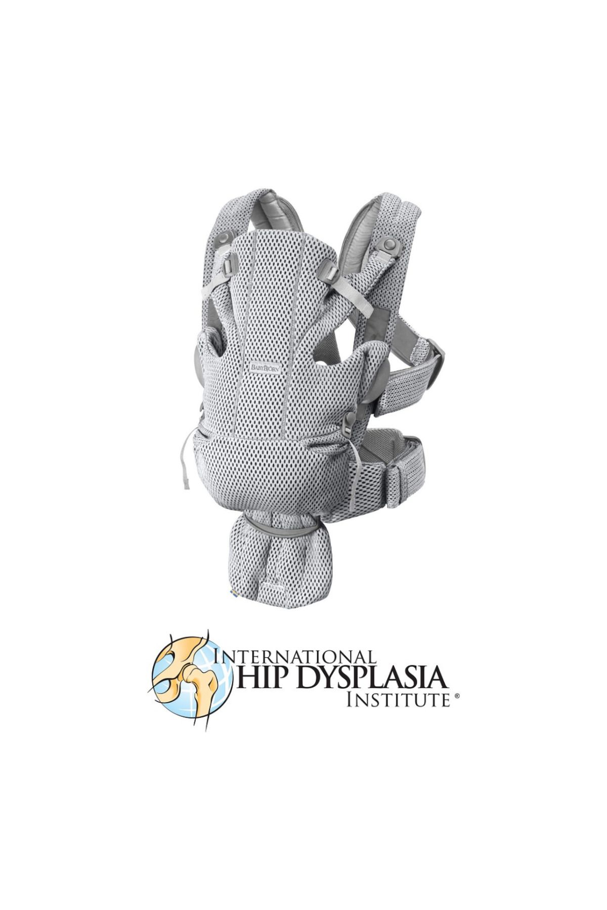 BabyBjörn-Marsupiu anatomic cu multiple pozitii de purtare BabyBjorn Move, Grey, 3D Mesh 2