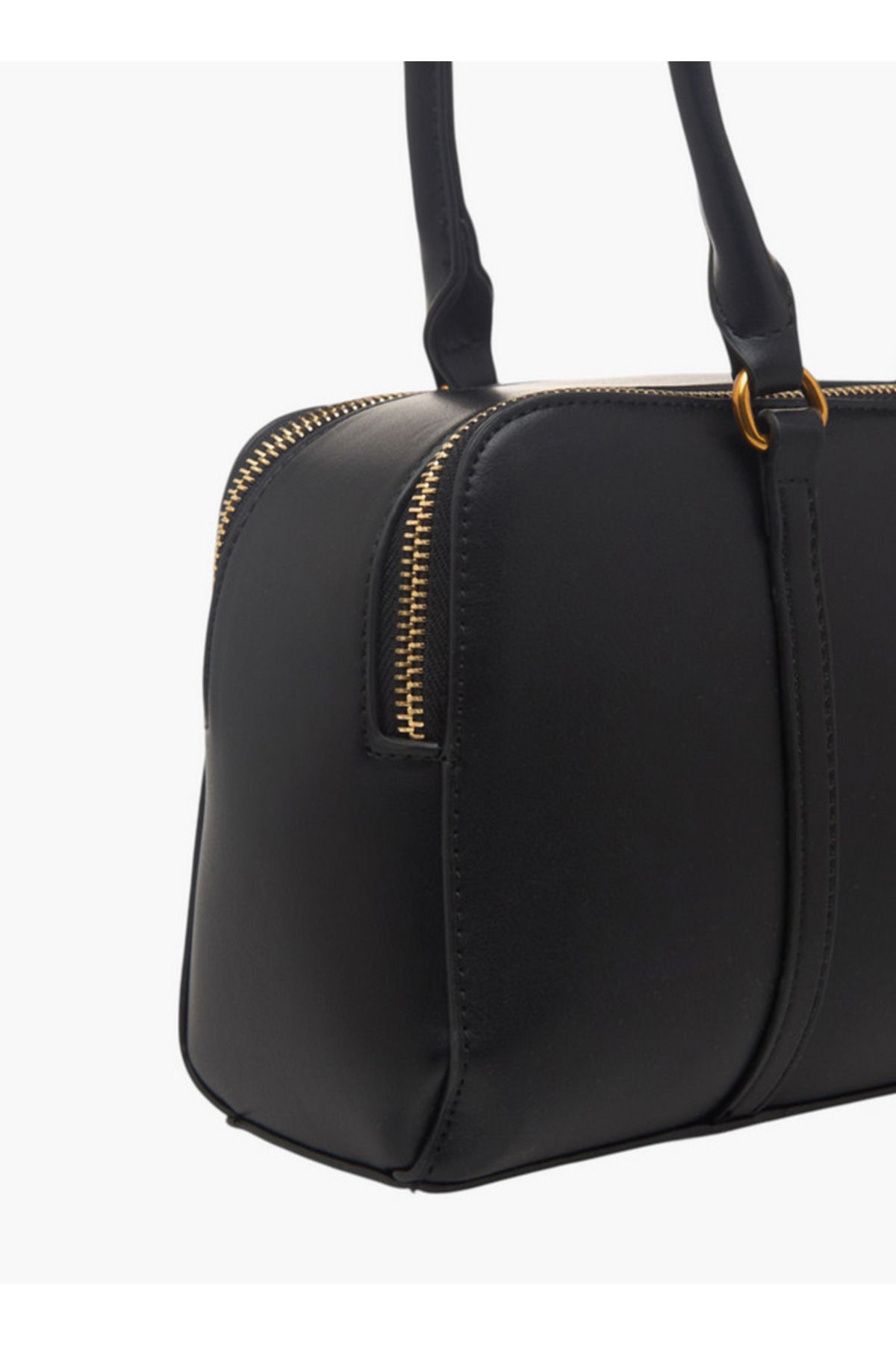 Flora Bella by Shoexpress-Textured Shoulder Bag with Zip Closure and Double Handle 5