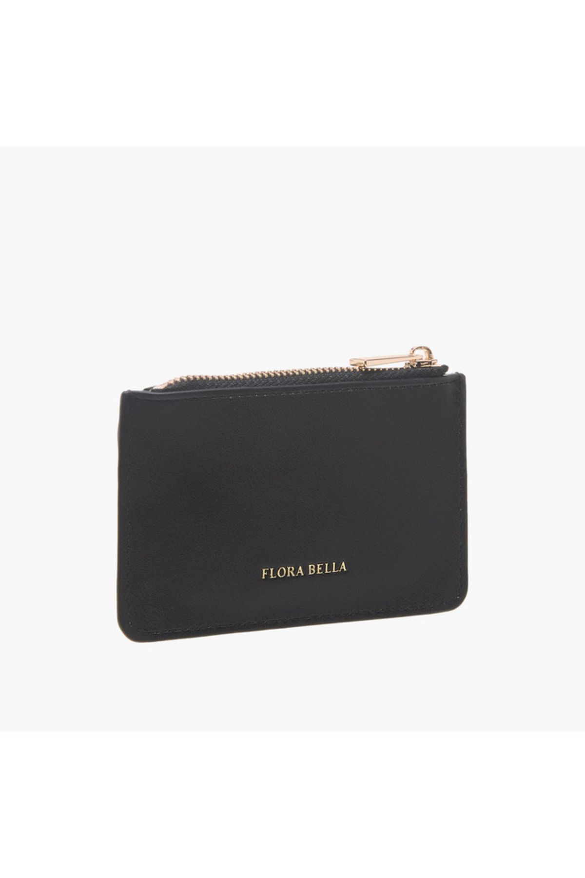 Flora Bella by Shoexpress-Solid Wallet with Zip Closure 2