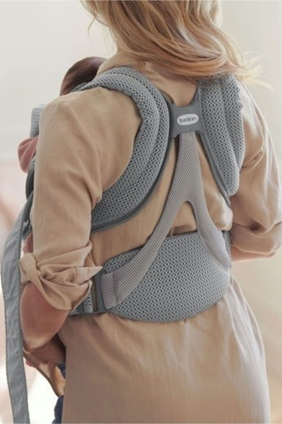 BabyBjörn-Marsupiu anatomic cu multiple pozitii de purtare BabyBjorn Move, Grey, 3D Mesh 7