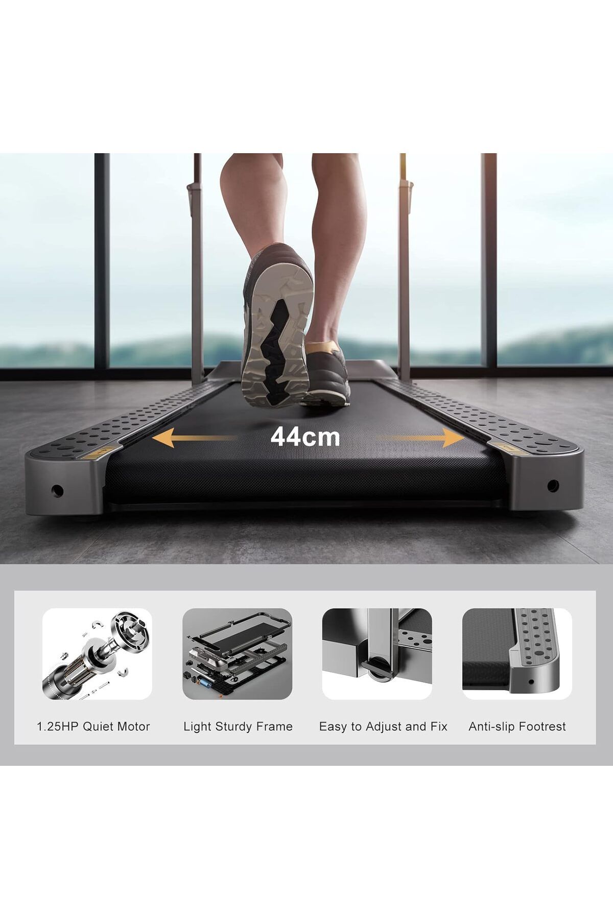 Walkingpad-KingSmith R2 Foldable Treadmill Running and Walking 2 in 1 Walking Pad 8