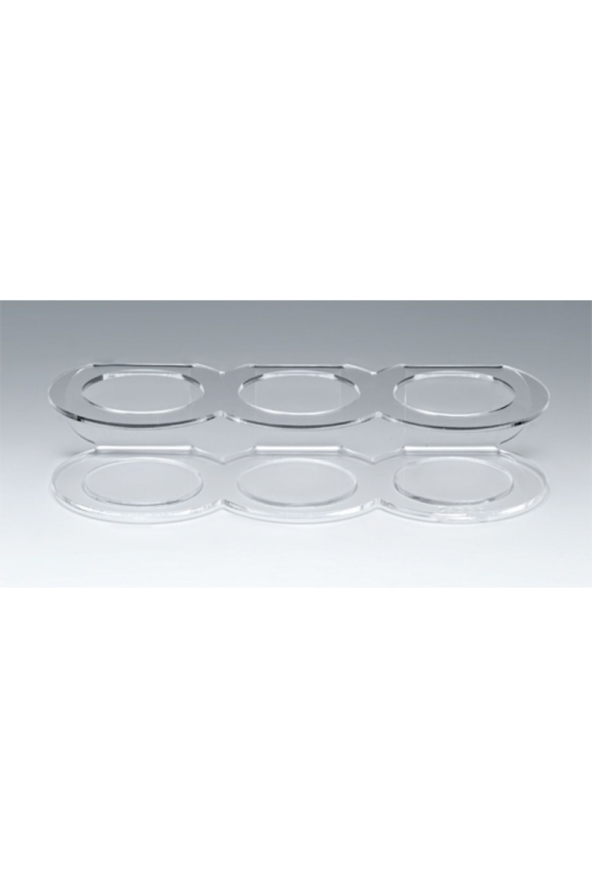 Raki Suport Acrilic Pentru Dozatoare Mustar,maioneza,ketchup 23x8.5xh5cm - One Size
