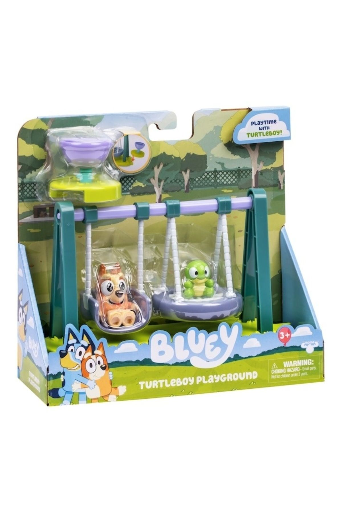 Fat Moose-Bluey - Turtleboy Playground playset, with 2 figures 7