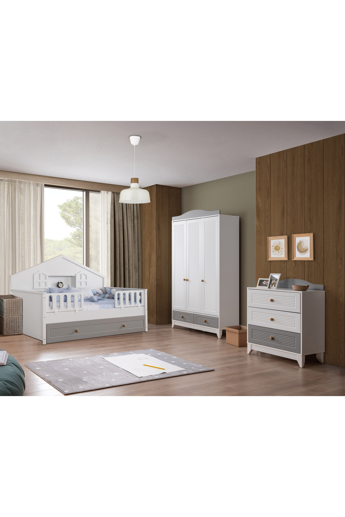miracool Tokyo Montessori Bebek ve Çocuk Oda Takımı / Ücretsiz Kurulum