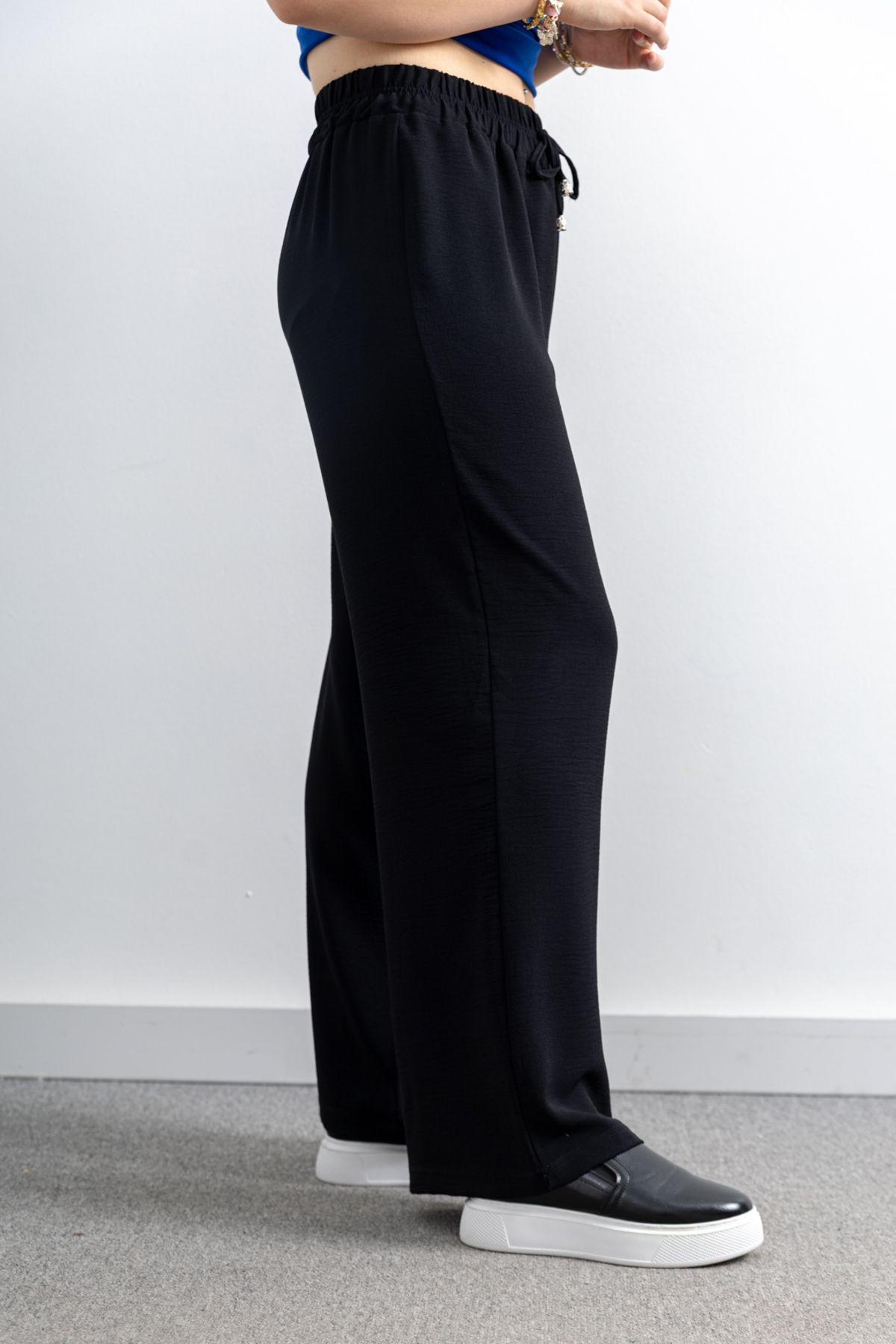 TUĞBA ERGÜL-Ayrobin Linen Trousers 4