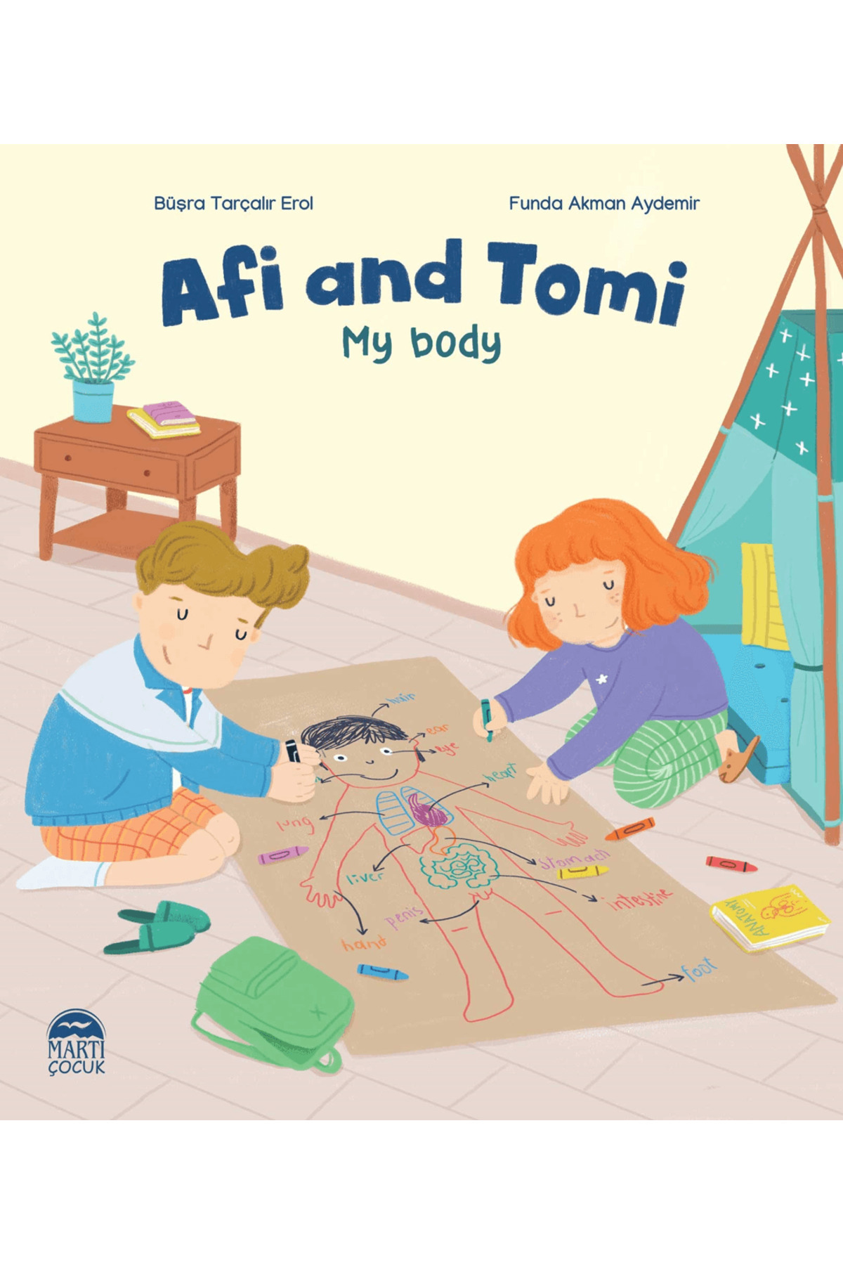 Martı Çocuk Yayınları Afi and Tomi - My Body