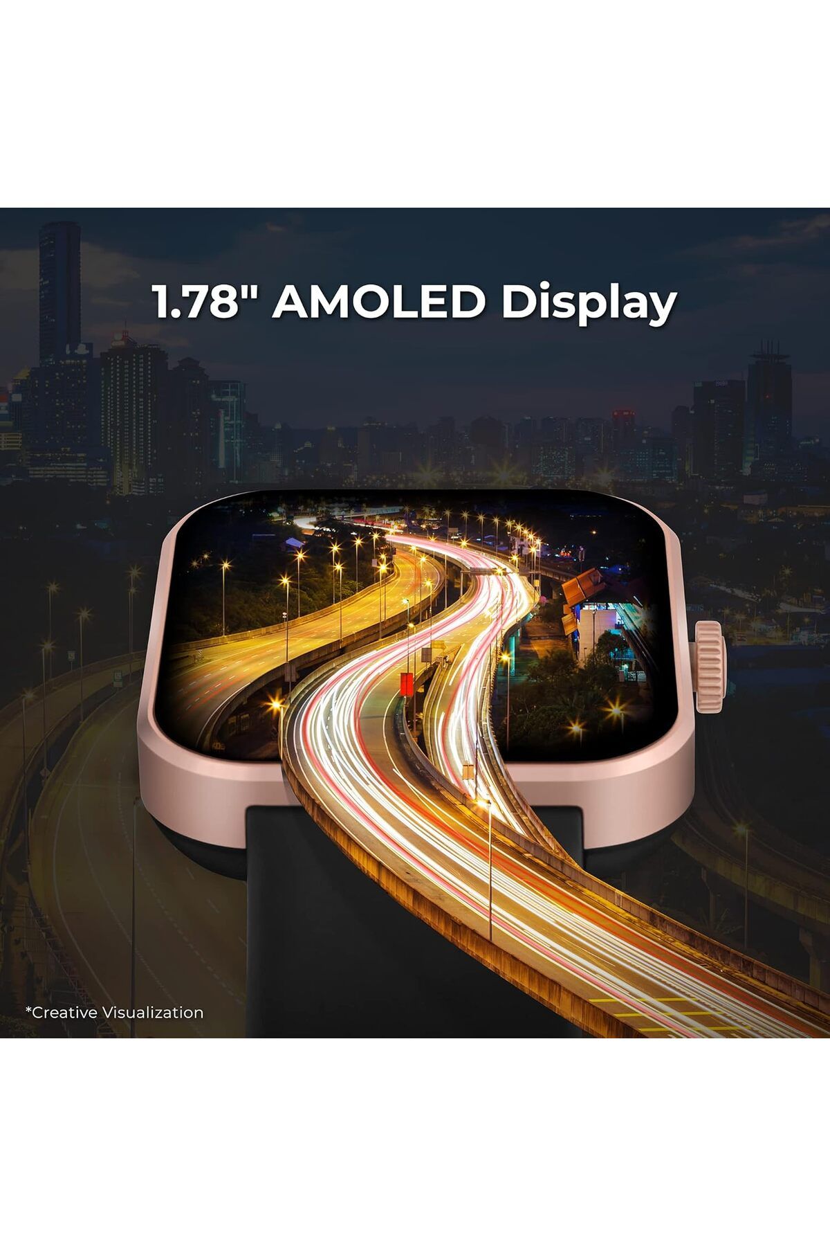 Titan-Talk S with 1.78" AMOLED Display, Advanced BT Calling, 100+ Sports Modes, Stress & Mood Monito 3