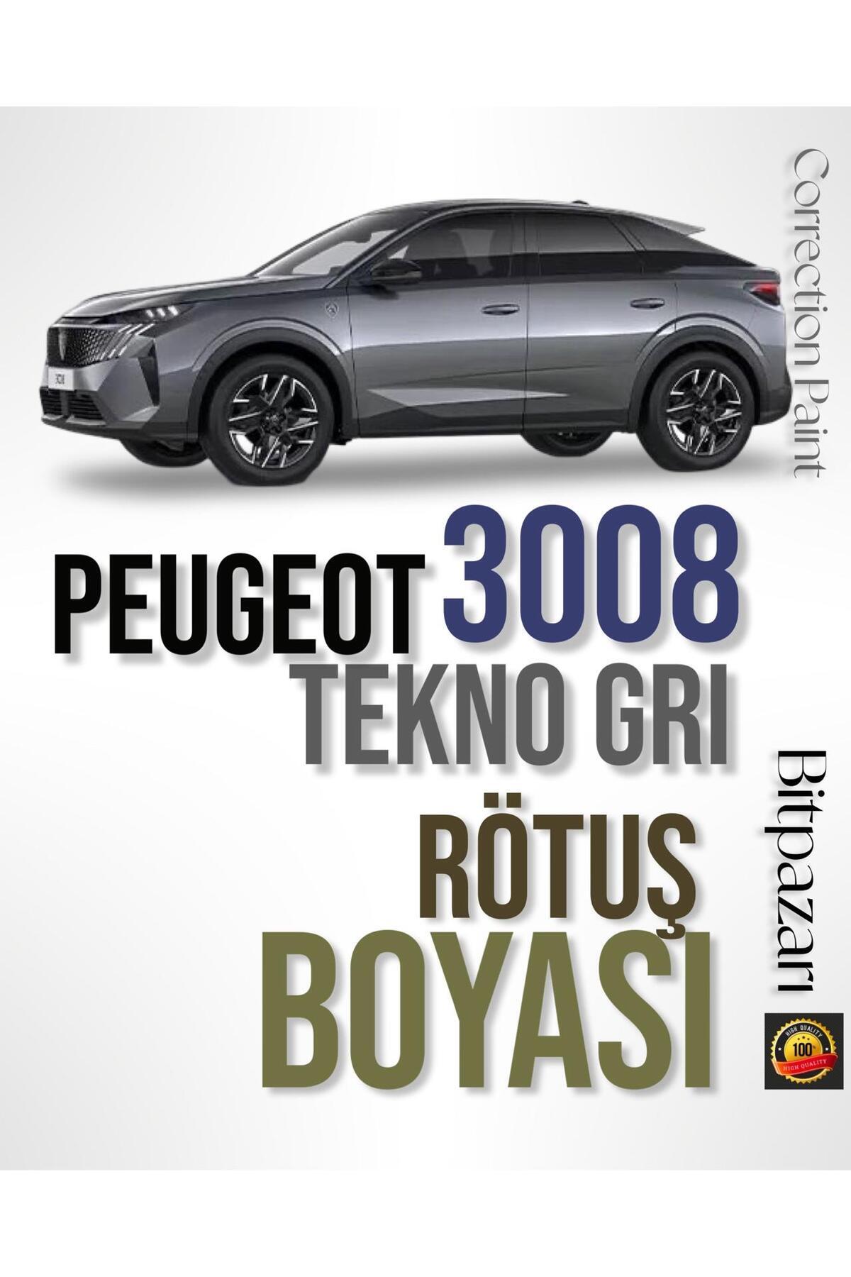 izmir bit pazarı Peugeot 3008 Tekno Gri - KCA - Çizik Giderici Fırçalı Rötuş Boyası 20 ml