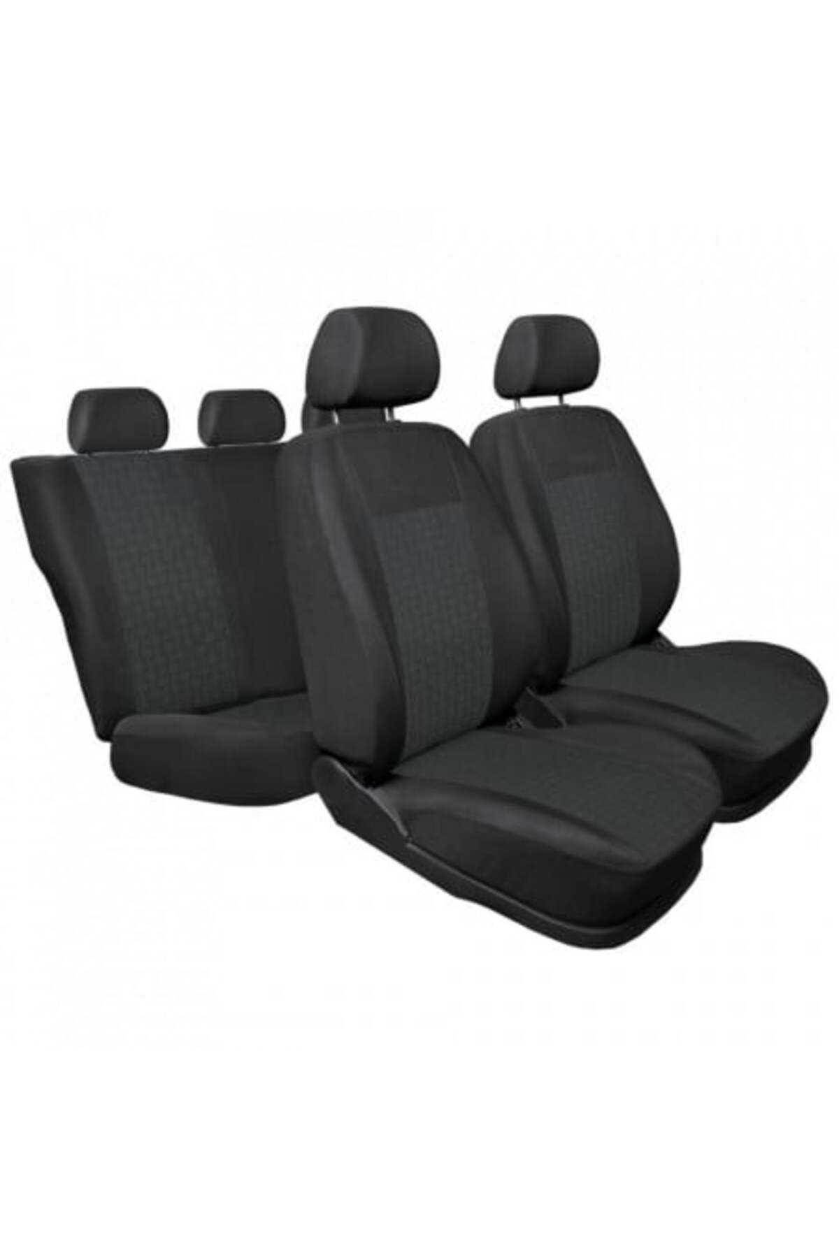DELUXETUNING-Set huse auto pentru scaune compatibile Dacia Logan 2 MCV 2012-2020, 5 locuri, material textil 1