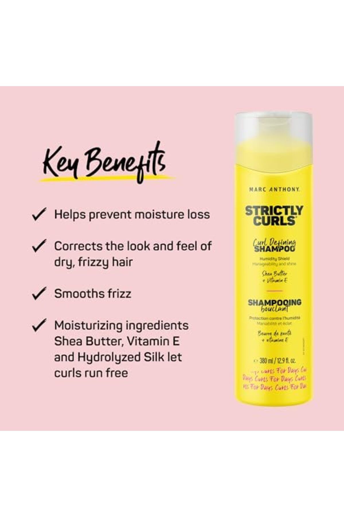 MARC ANTHONY-Strictly Curls Curl Defining Shampoo, 380Ml 4