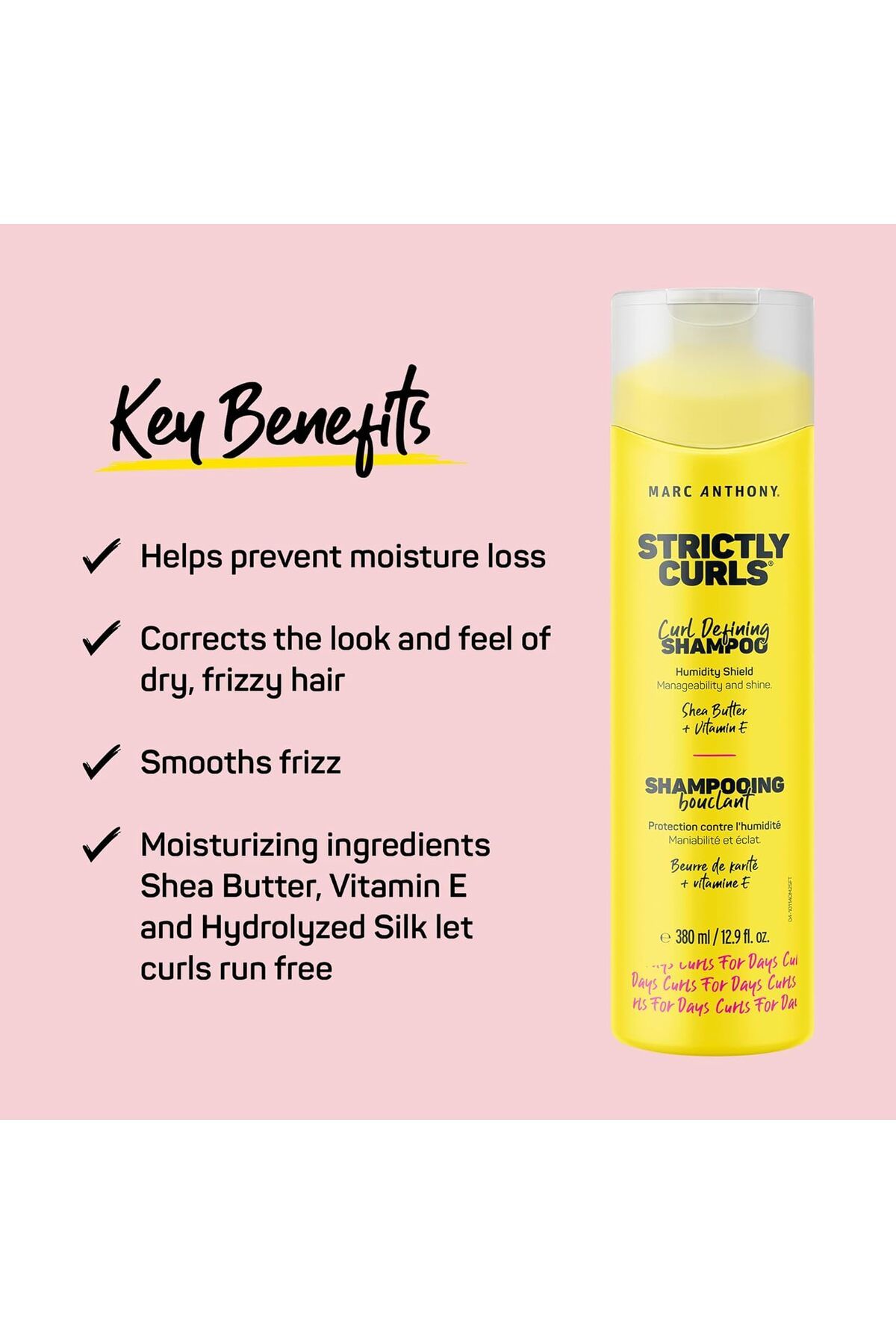 MARC ANTHONY-Strictly Curls Curl Defining Shampoo, 380Ml 3