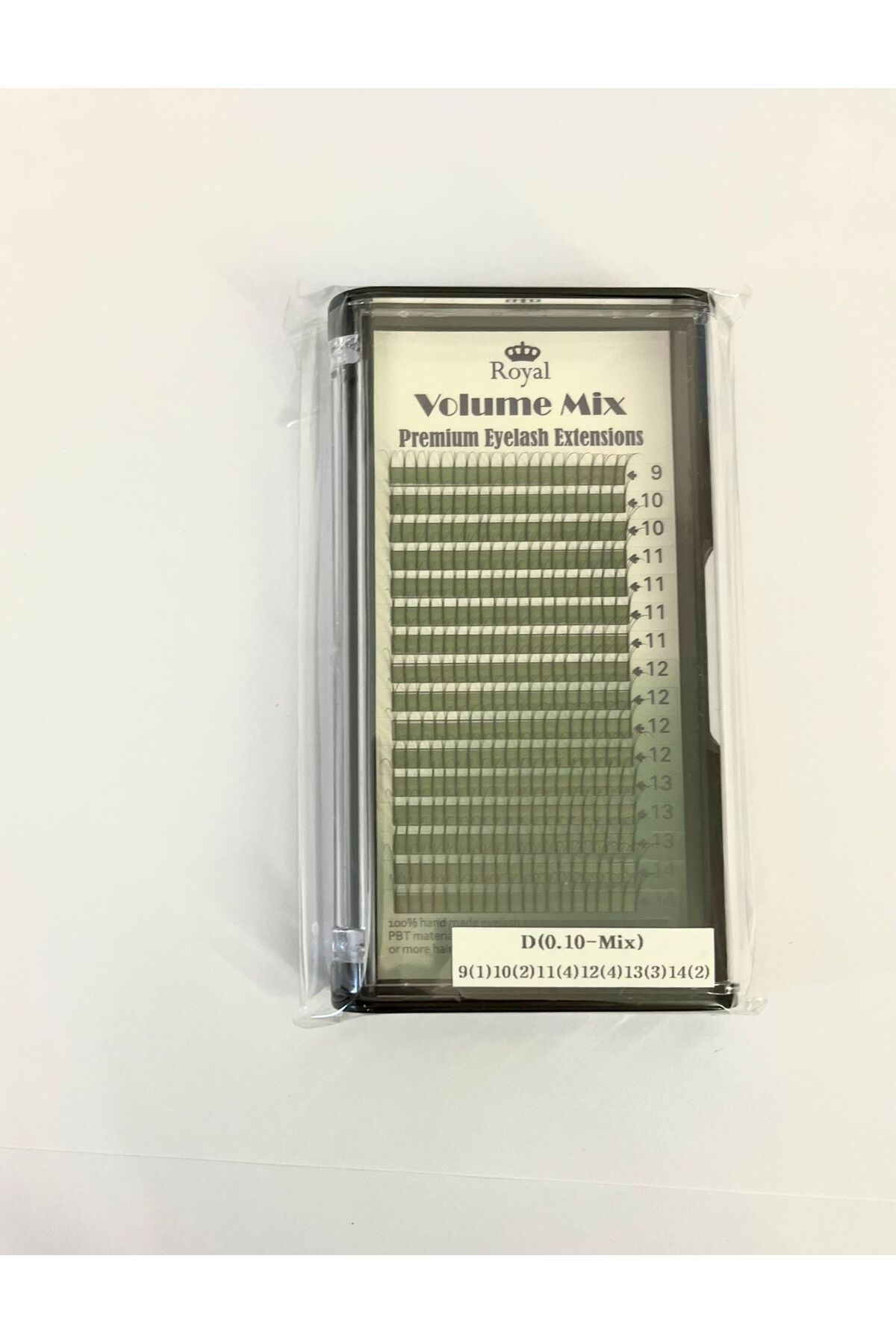 Royal-Premium Volume 3D Eyelash Extensions, D Curvature, Thickness 0.10 mm, Mix Length, 16 Rows 2