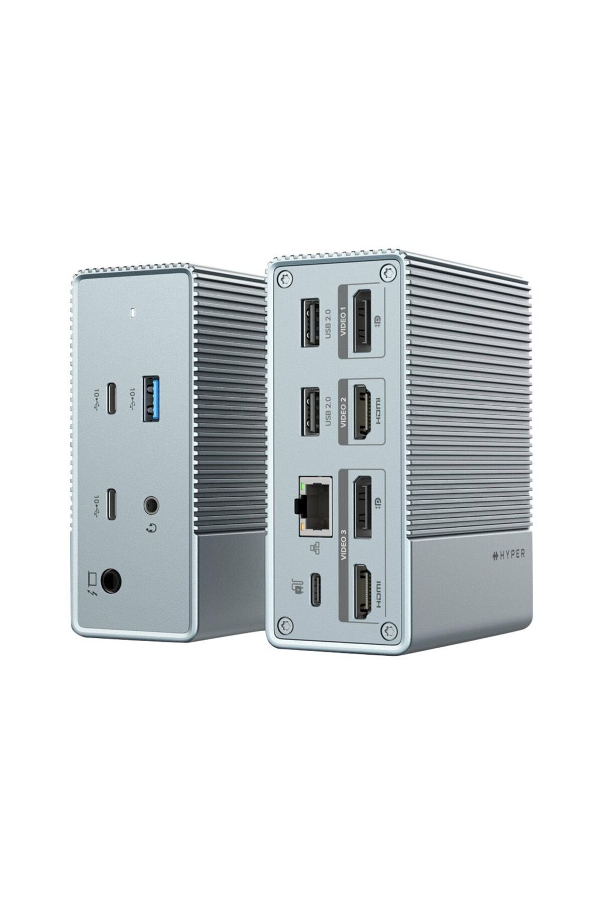 3DHyperStudio-Stacja dokująca USB-C HyperDrive GEN2 12 w 1 | Porty Ethernet LAN (RJ-45) 1 | Ilość portów HDMI 2 6