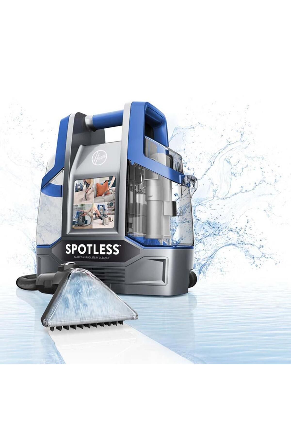 Hoover-Portable Carpet &Upholstery Spot Cleaner Blue/Gray 2