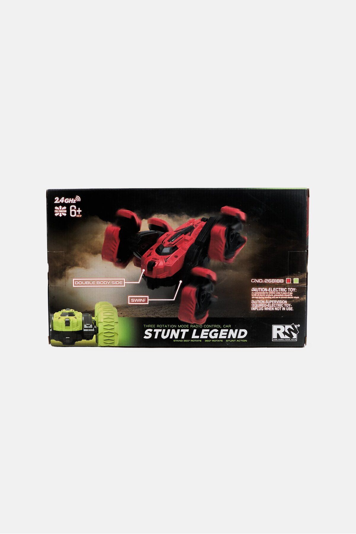 Jian Feng Yuan-Stunt Legend Three Rotation Mode Radio Remote Control Car, Assorted 1