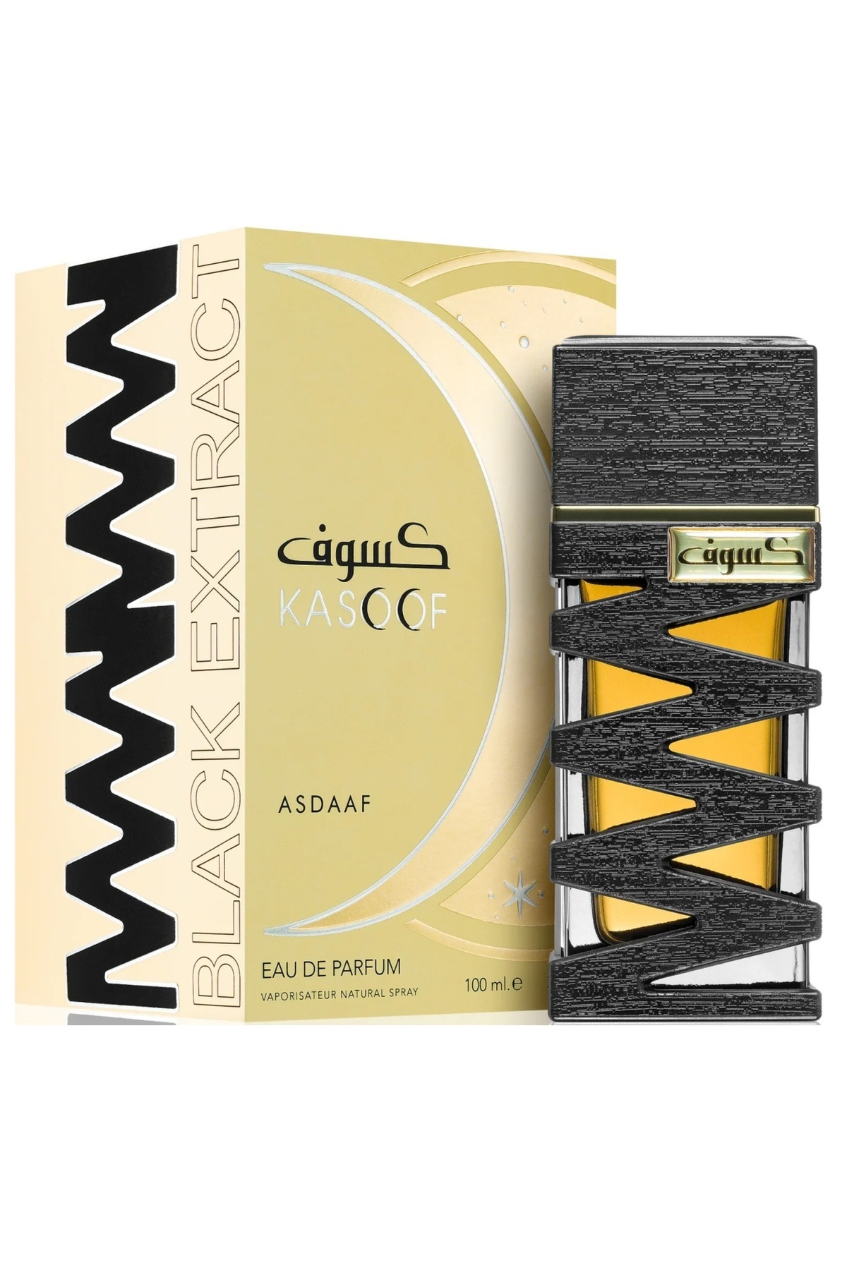 ASDAAF-Kasoof Black Extract, Eau de Parfum, Men, 100 ml 3