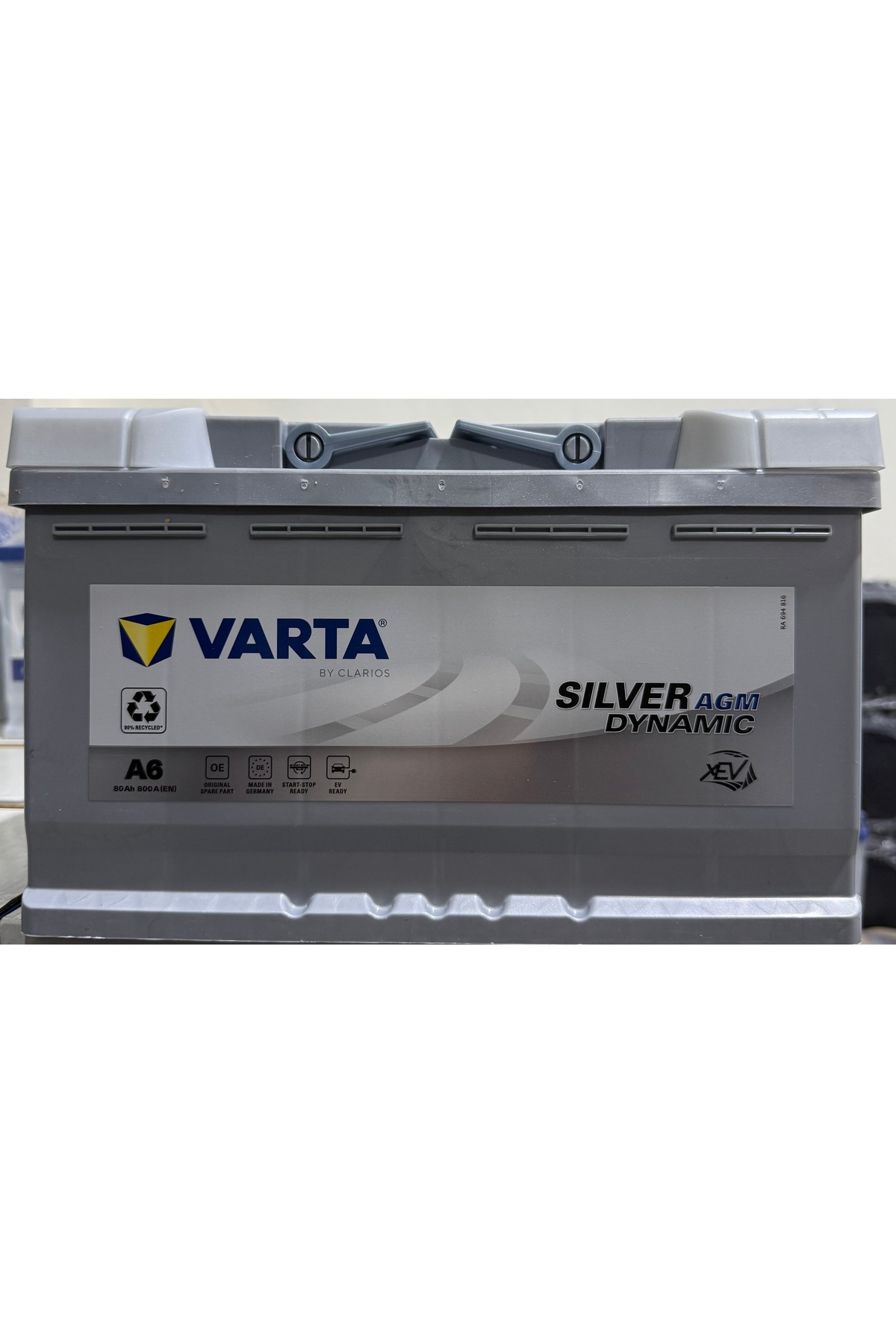 Varta / A6 AGM 80 AMPER START STOP AKÜ (2025 TARİHLİ) - Fiyatı