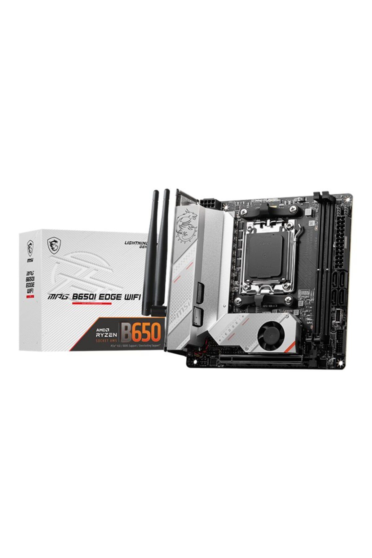 ARMSİLVER-MSI | MPG B650I EDGE WIFI | Familie de procesoare AMD | Socket AM5 | Memorie DIMM DDR5 5