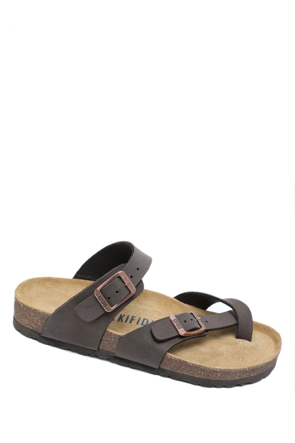 Kifidis-KS10261SK Дамски коркови чехли Soft Step, размер 36-41, размер 03 - кафяви 3