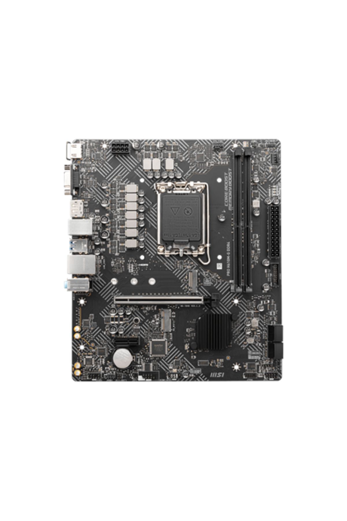 ARMSİLVER-MSI | PRO H610M-G DDR4 | Rodzina procesorów Intel | Gniazdo procesora LGA1700 | DDR4 DIMM 2