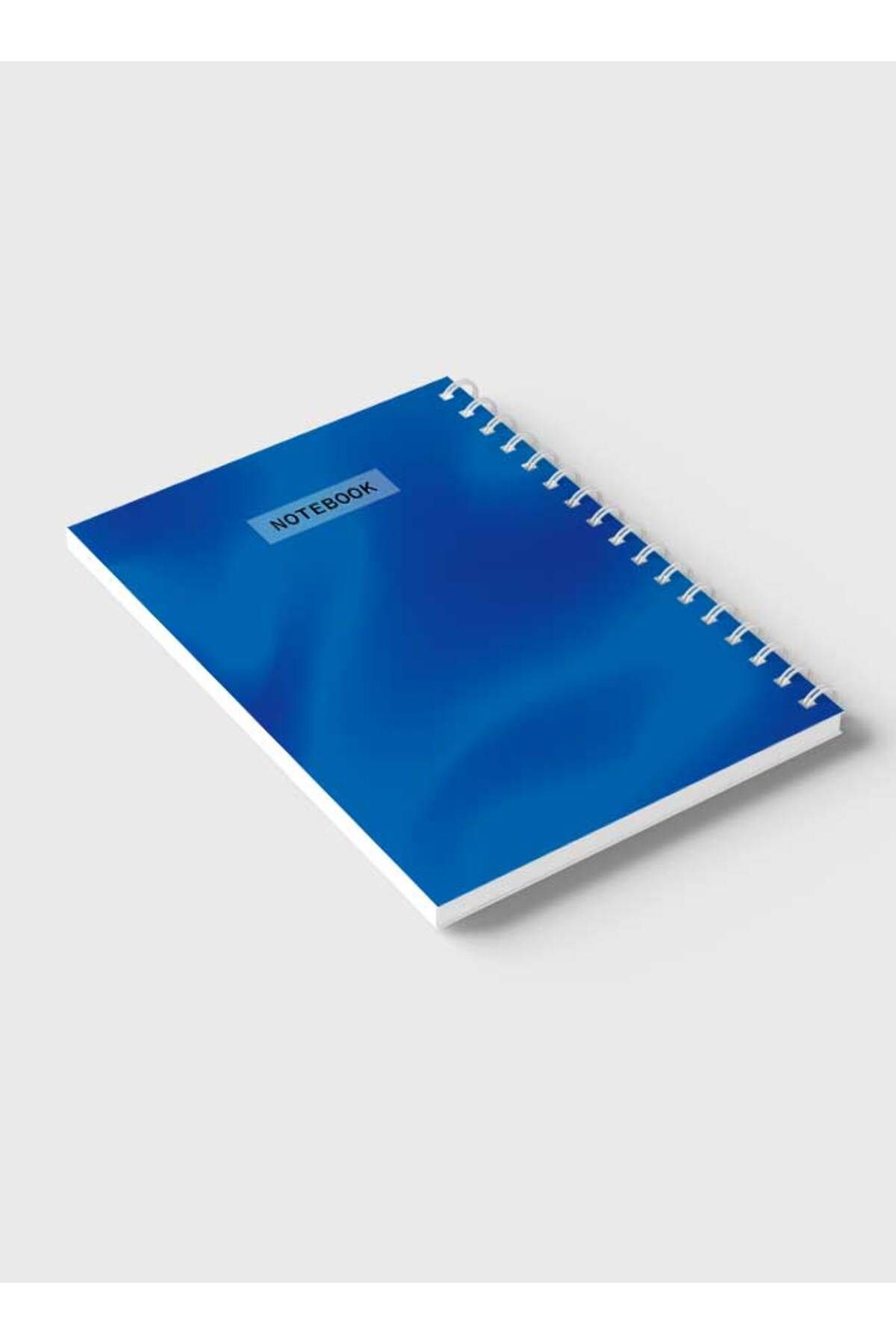 LOWHA-Spiral Notebook with Front and Back Hard Covers Featuring Minimalist Gradient Design 6