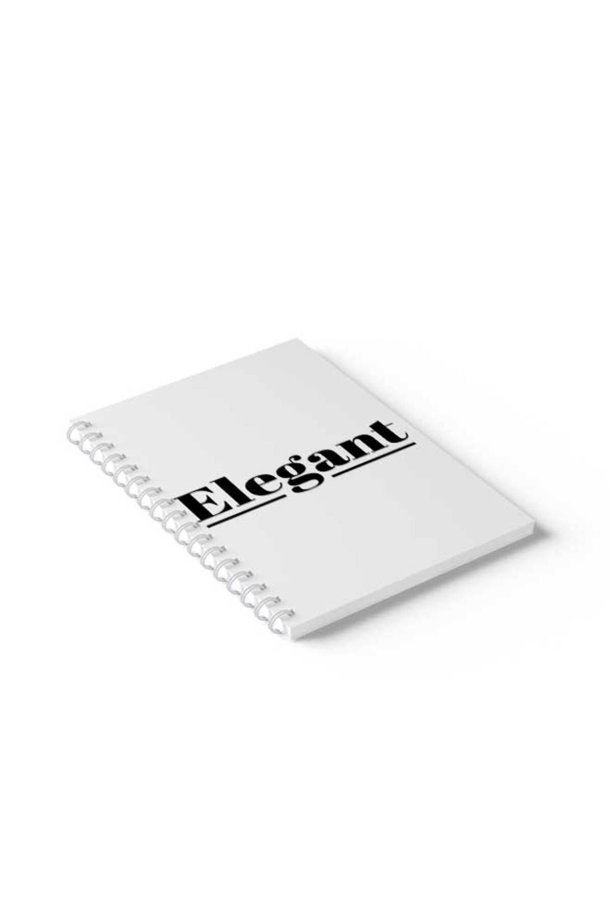 LOWHA-Spiral Notebook with Front and Back Hard Covers Featuring Elegant Design 2